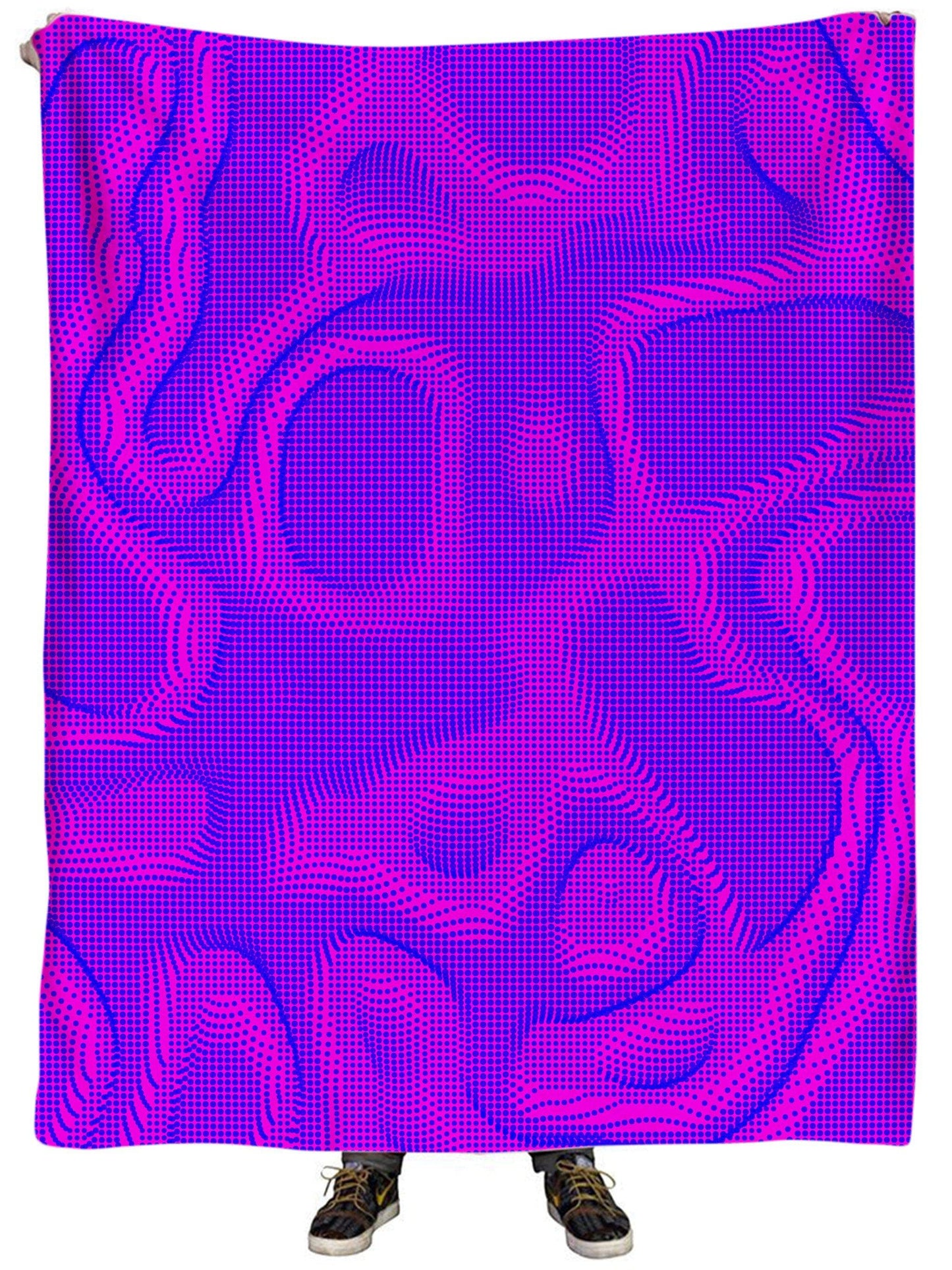 Wild Berry Halftone Plush Blanket, Noctum X Truth, | iEDM