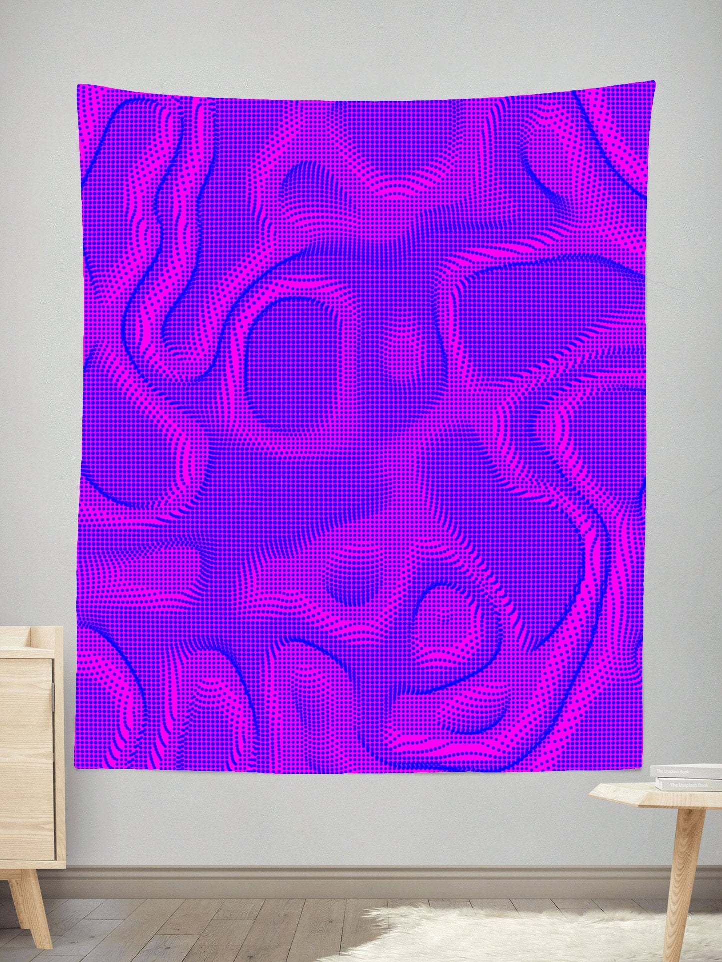 Wild Berry Halftone Tapestry, Noctum X Truth, | iEDM