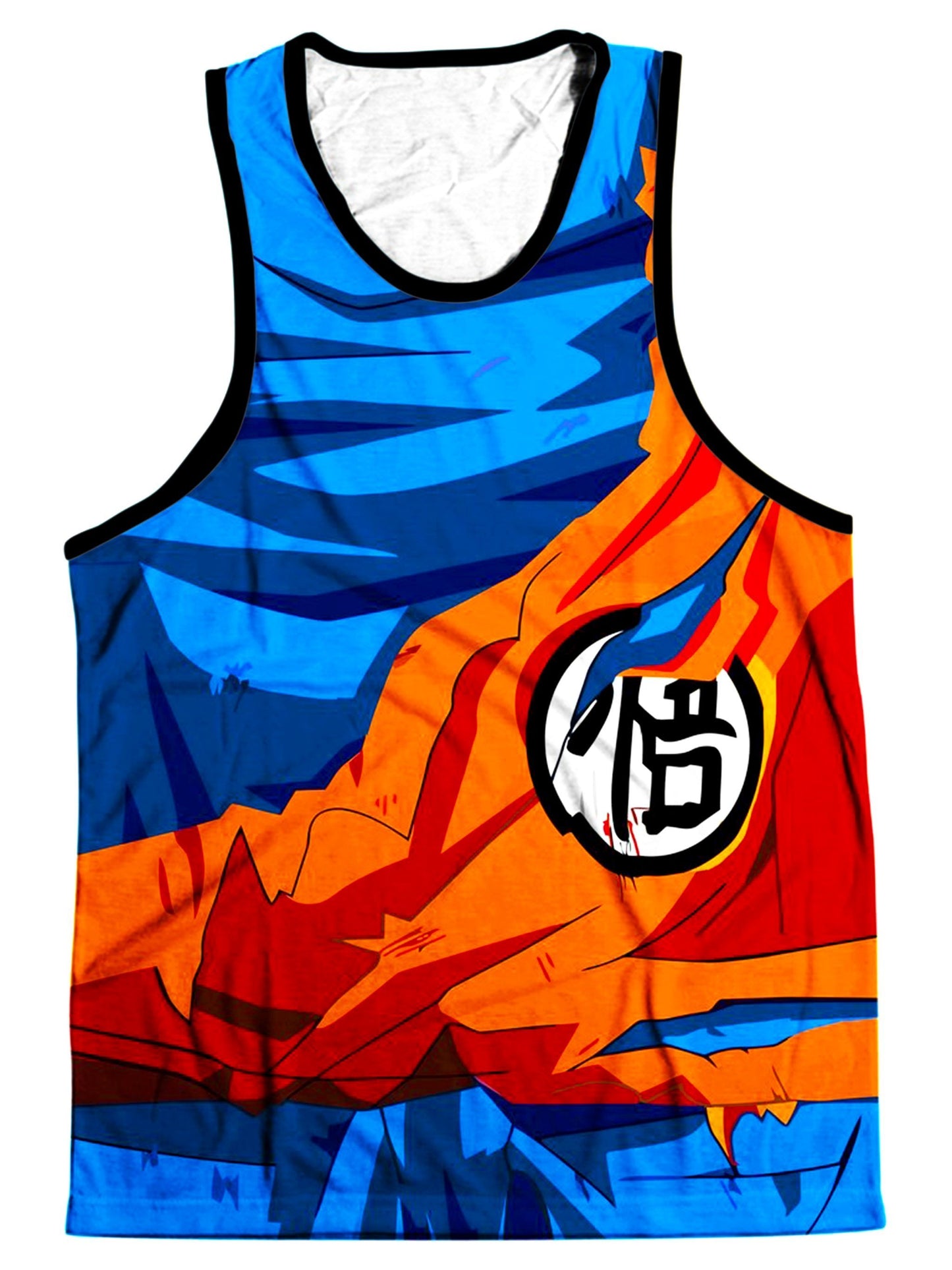 Battle Damaged Goku Armor Men's Tank, On Cue Apparel, | iEDM