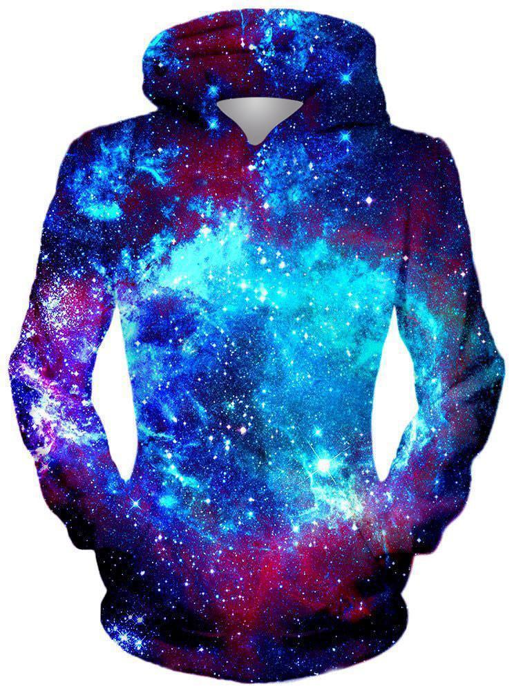 Blue Galaxy Unisex Hoodie, On Cue Apparel, | iEDM