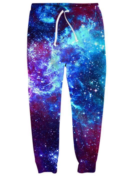 Blue Galaxy Joggers, On Cue Apparel, | iEDM