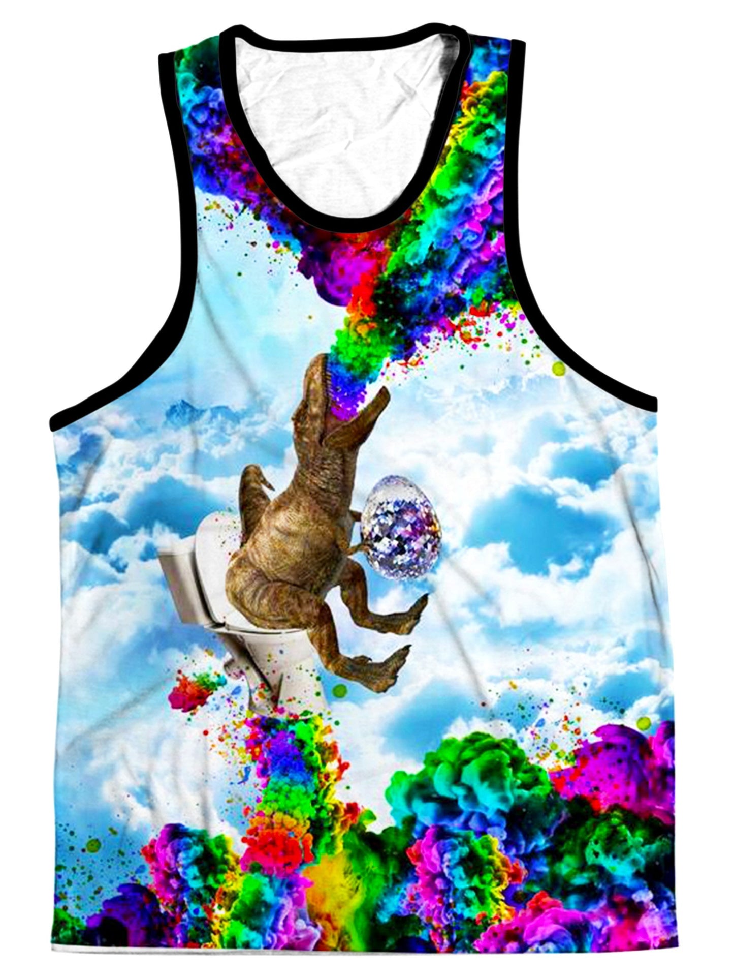 Dino Shat Men's Tank, On Cue Apparel, | iEDM