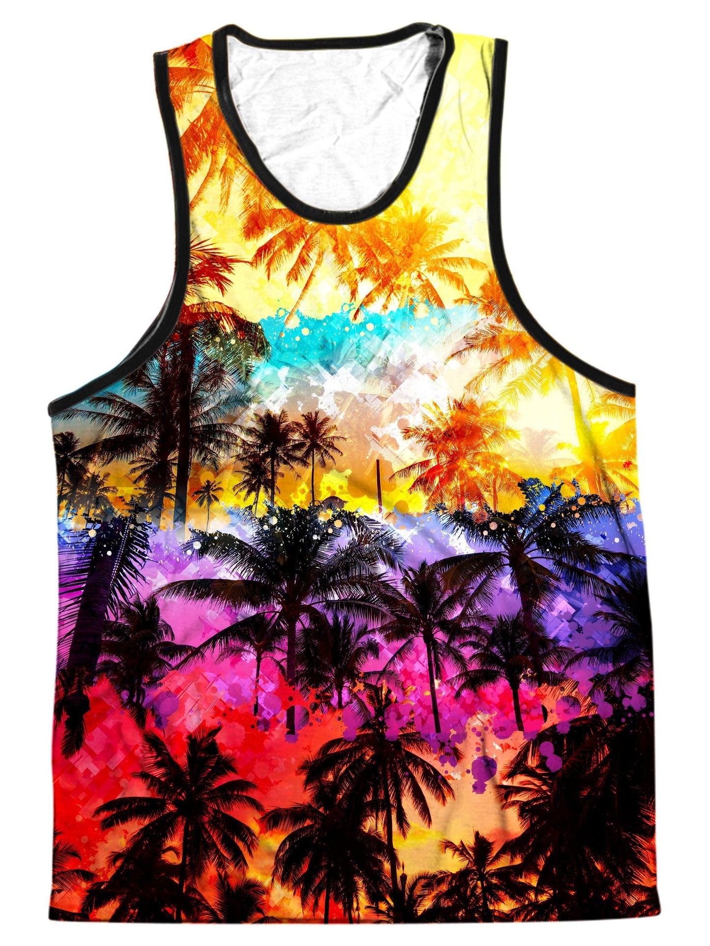 Florida Palm Trees Men's Tank, On Cue Apparel, | iEDM
