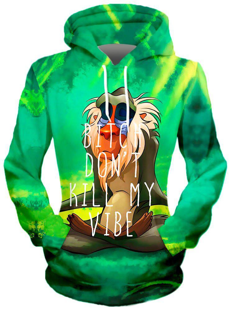Meditating Rafiki Unisex Hoodie, On Cue Apparel, | iEDM