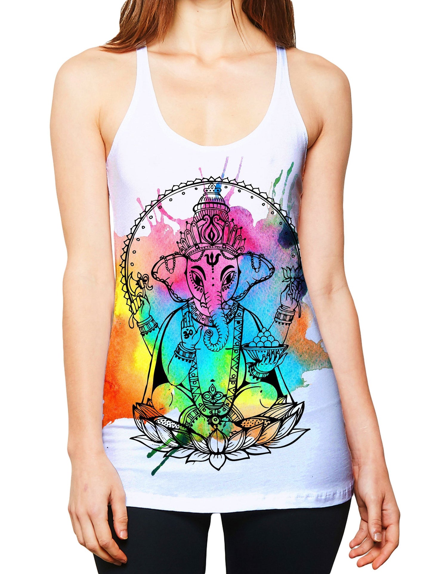 Splash On Ganesh Women's Tank Top, On Cue Apparel, | iEDM