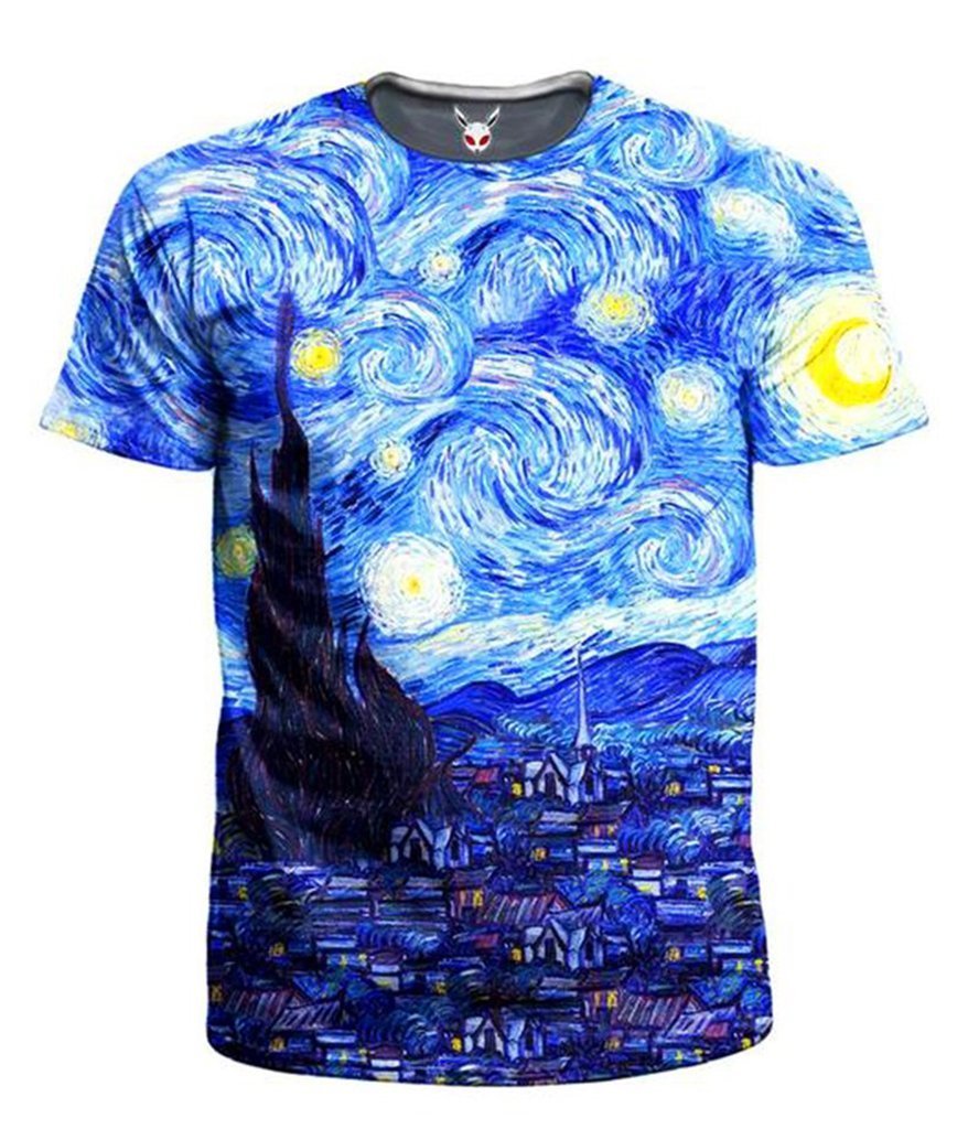 Starry Night Men's T-Shirt, On Cue Apparel, | iEDM