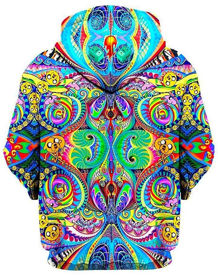 Trippy Finn Unisex Hoodie, On Cue Apparel, | iEDM