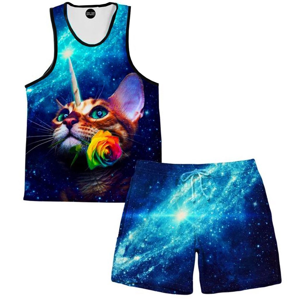 Unicat Tank and Shorts Combo, On Cue Apparel, | iEDM