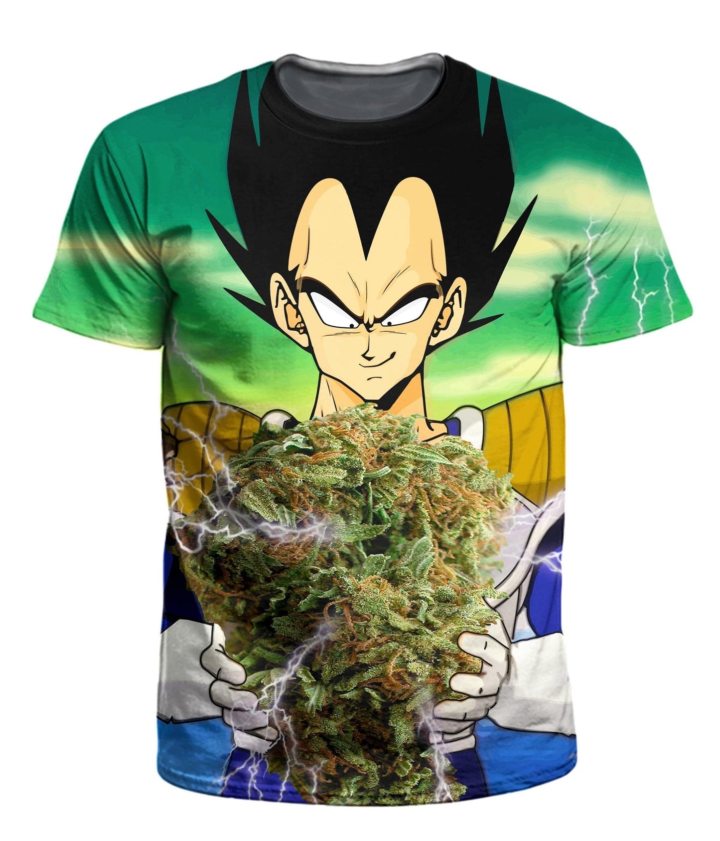 Vegeta Super Saiyan Nug Men's T-Shirt, On Cue Apparel, | iEDM