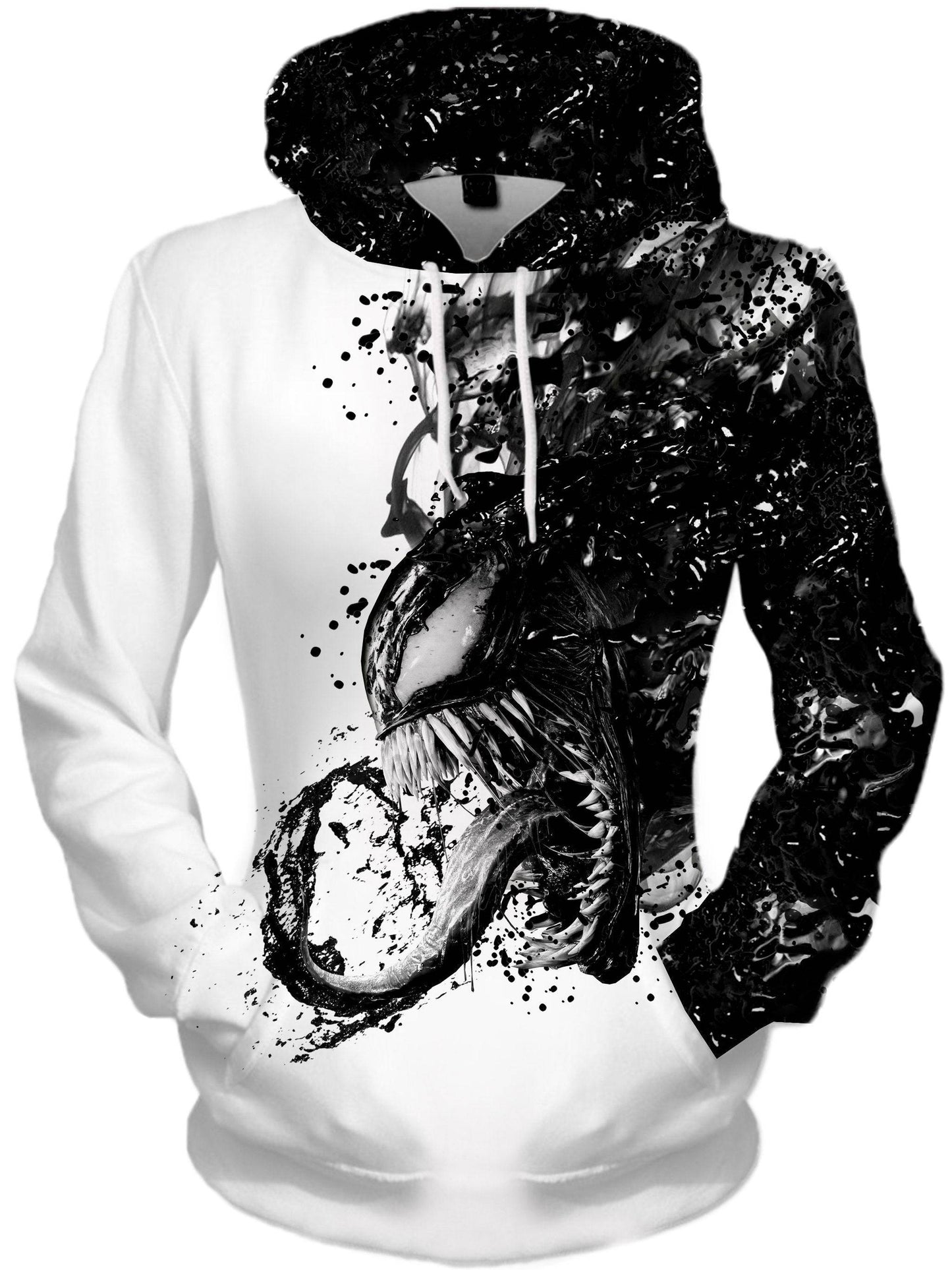 Venom BW Unisex Hoodie, On Cue Apparel, | iEDM