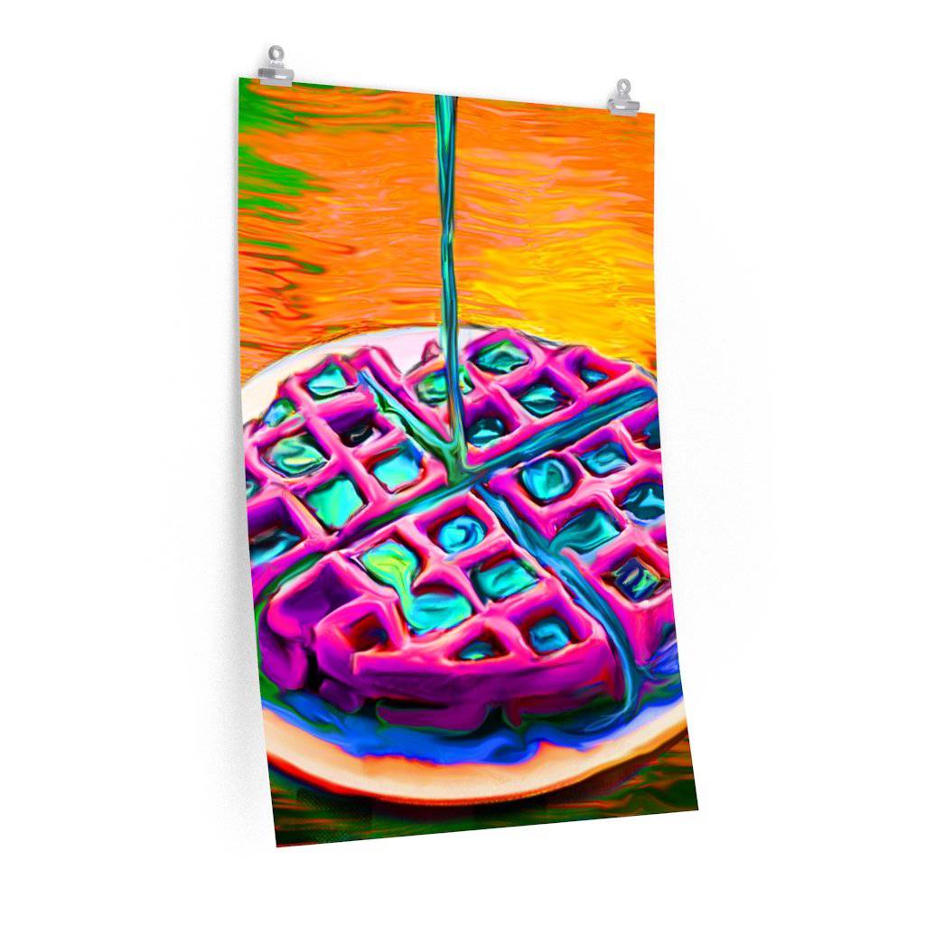 Waffles Premium Matte Vertical Poster, Poster, | iEDM