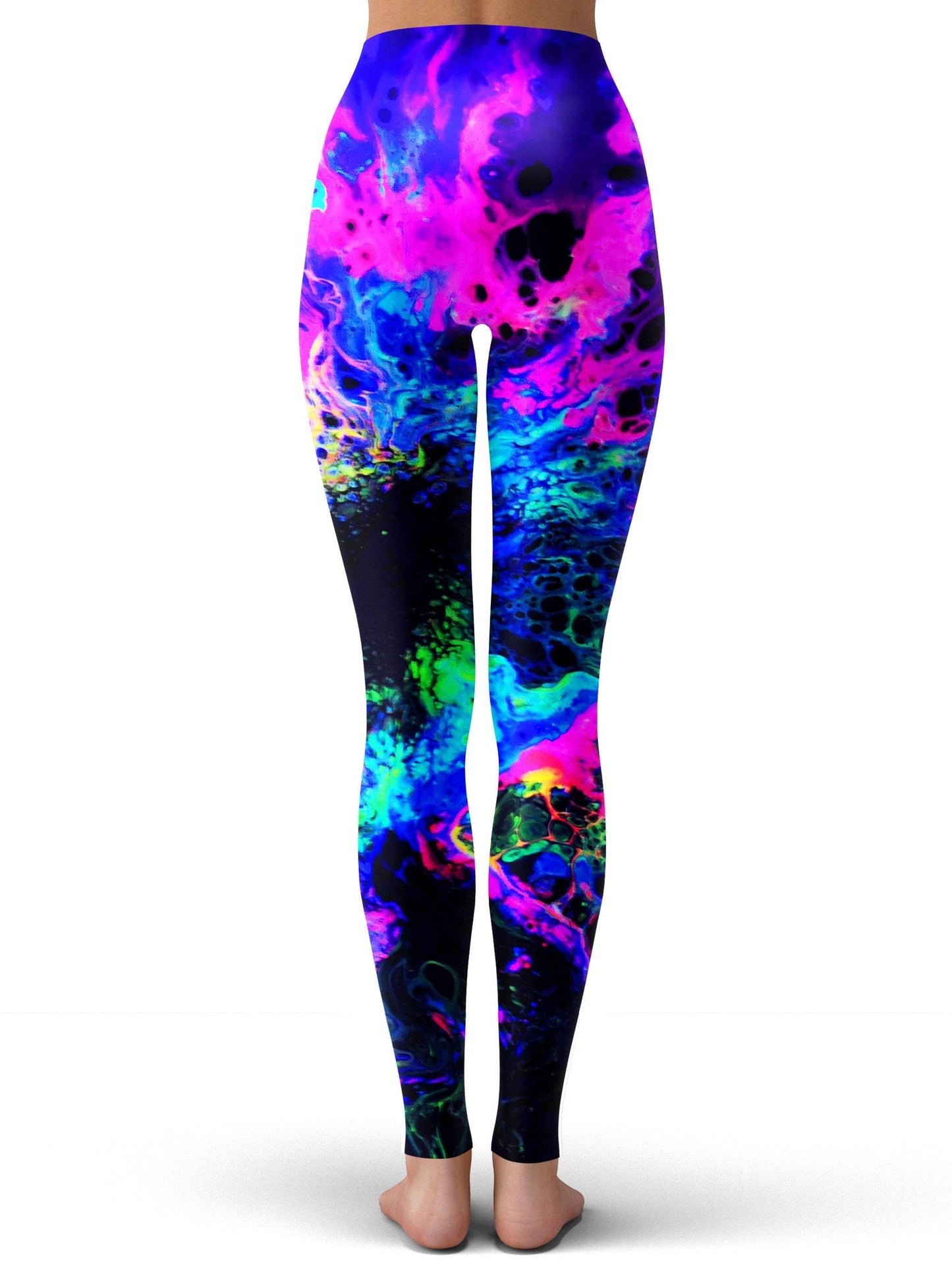 Cosmic Splatter Leggings, Psychedelic Pourhouse, | iEDM