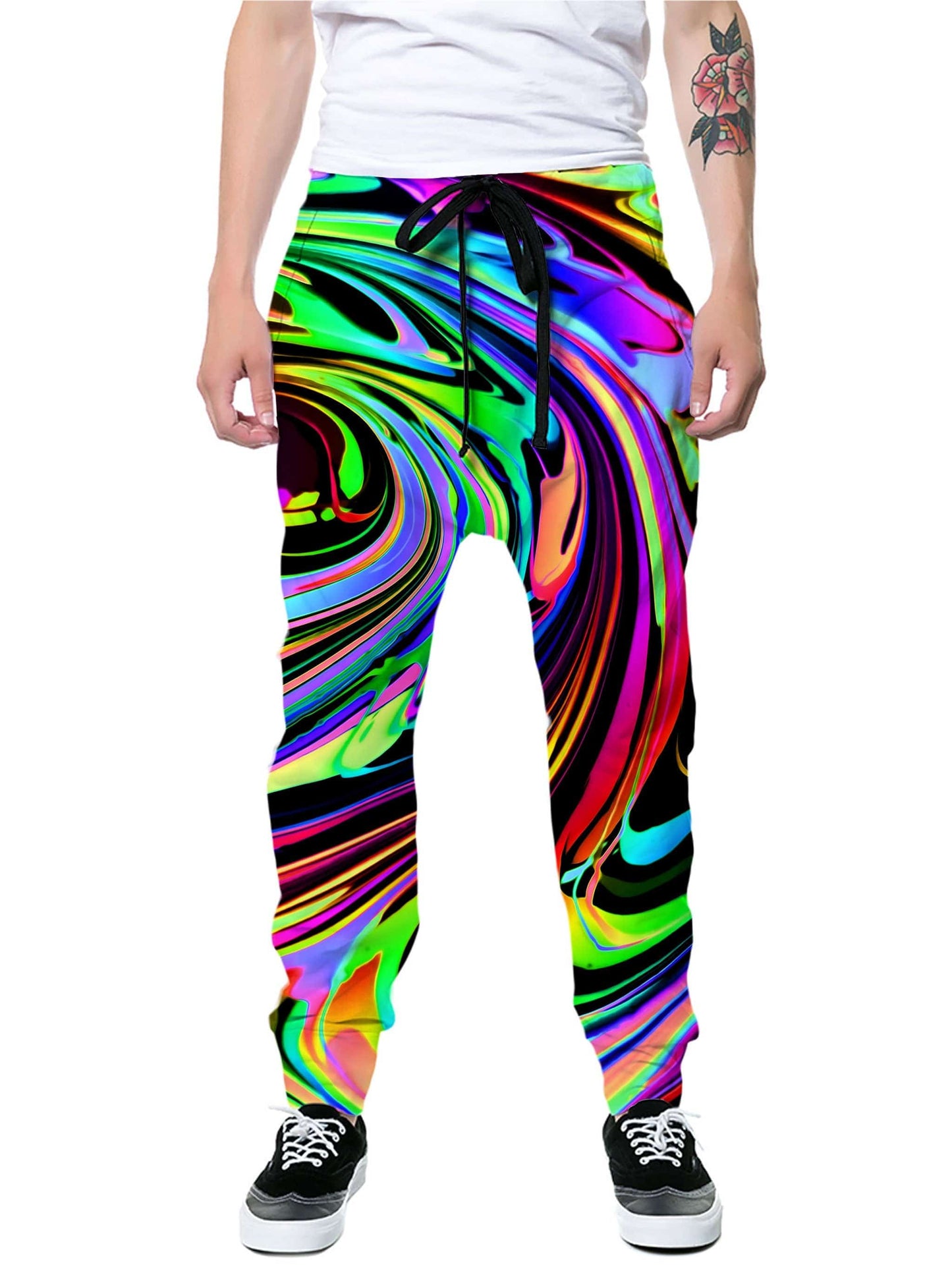 Cosmic Swirl Joggers, Psychedelic Pourhouse, | iEDM