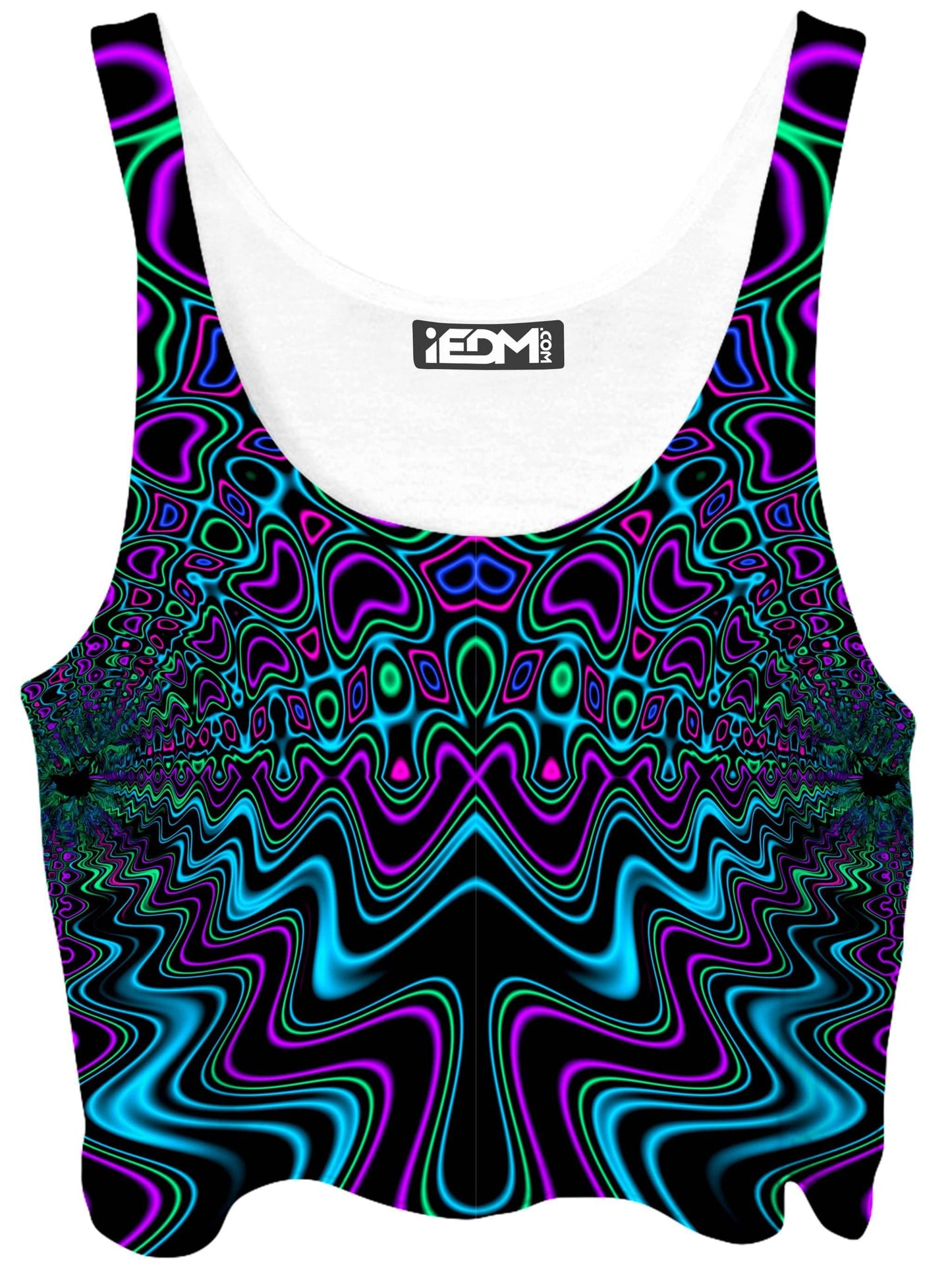 Fractal River Crop Top, Psychedelic Pourhouse, | iEDM