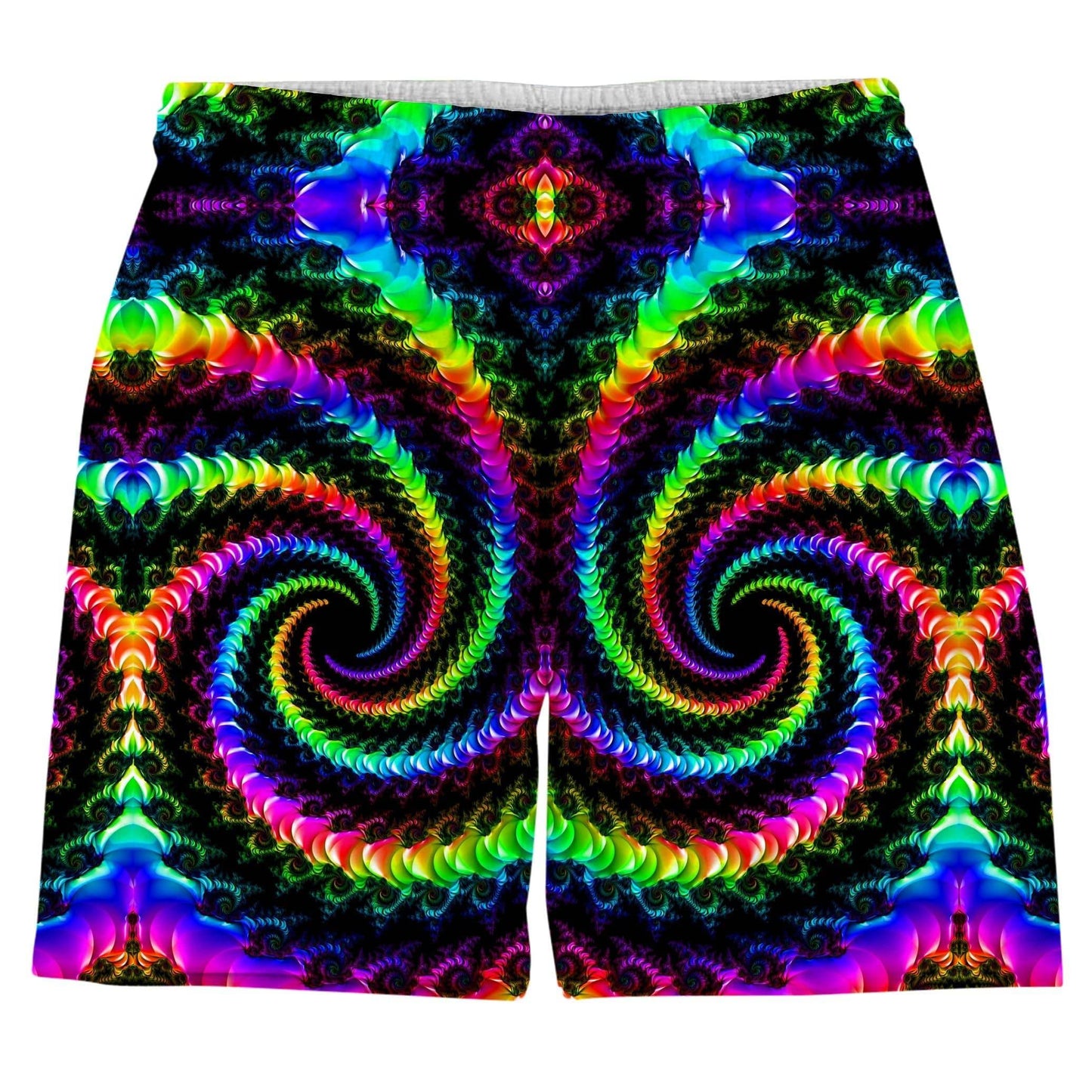 Fractaled Vision Men's Tank and Shorts Combo, Psychedelic Pourhouse, | iEDM