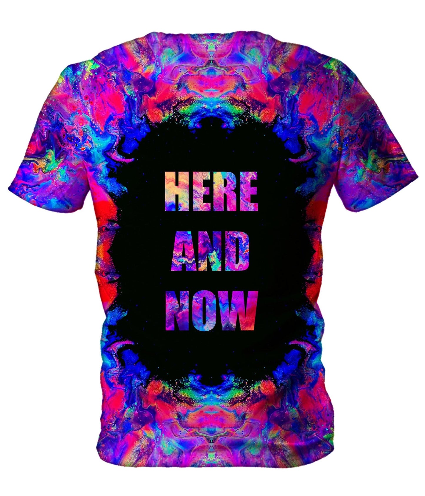 Here and Now Men's T-Shirt, Psychedelic Pourhouse, | iEDM