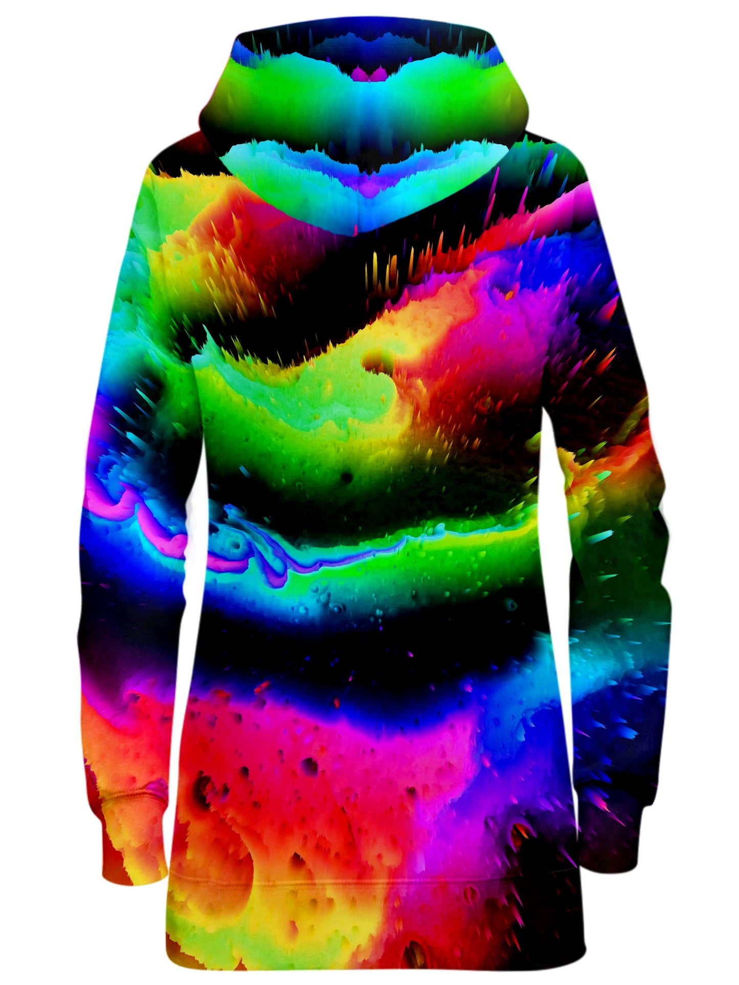 Intergalactic Rush Hoodie Dress, Psychedelic Pourhouse, | iEDM