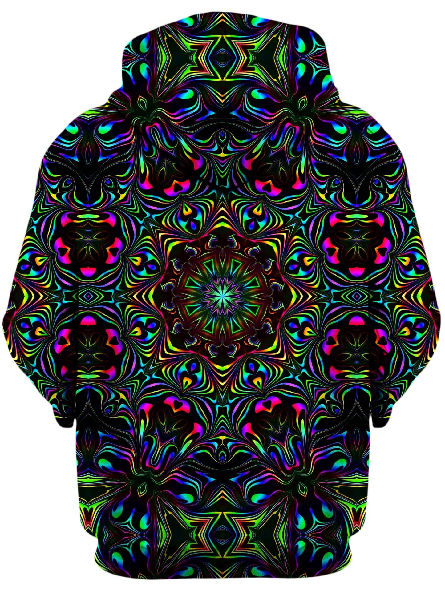Kaleidoscope Eyes Unisex Zip-Up Hoodie, Psychedelic Pourhouse, | iEDM