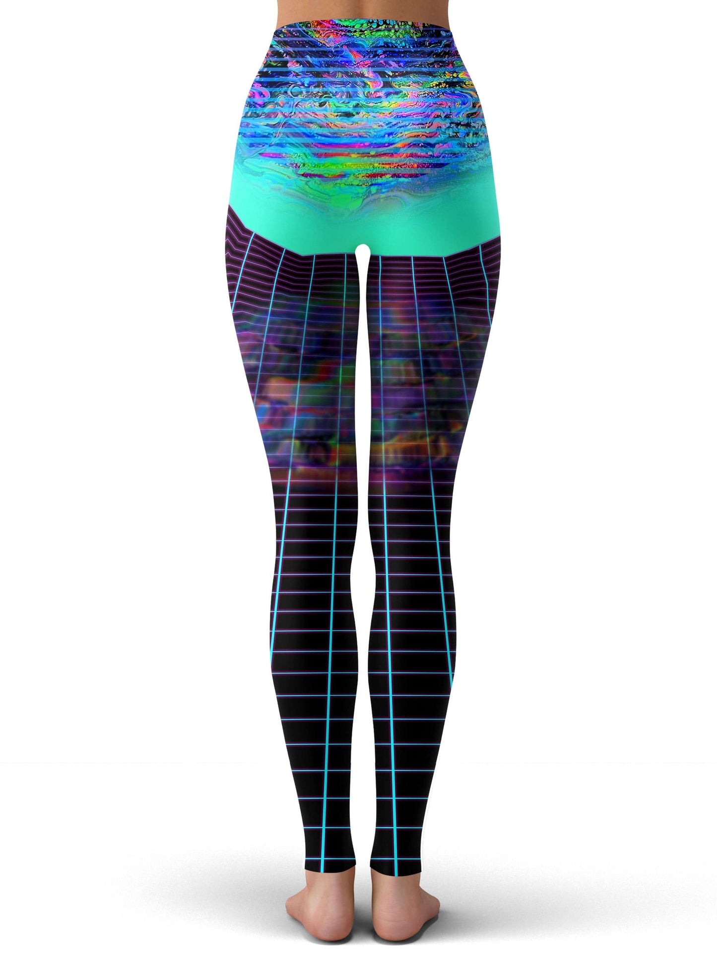 Psychedelic Outrun Leggings, Psychedelic Pourhouse, | iEDM