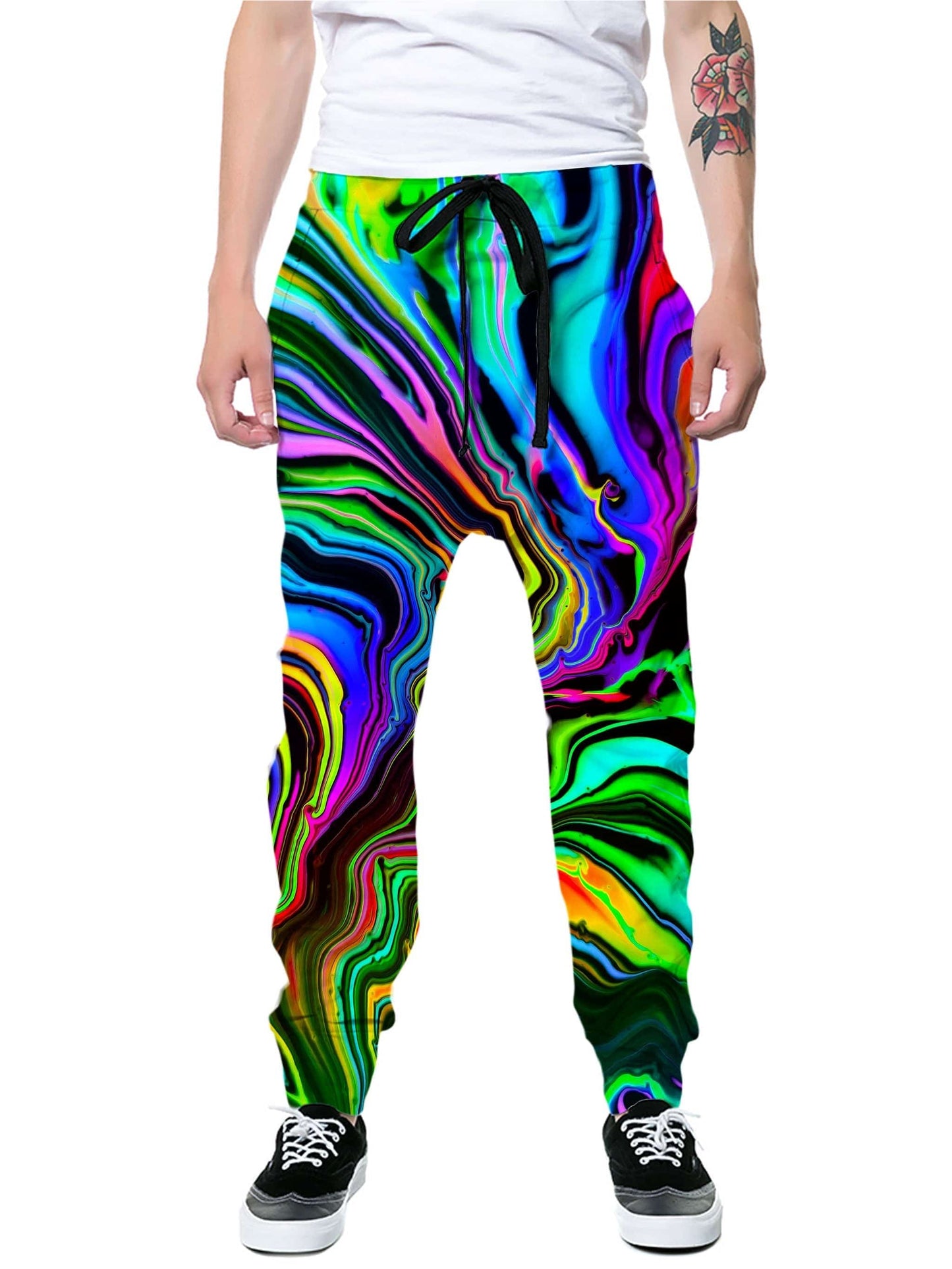 Rainbow Rift Hoodie and Joggers Combo, Psychedelic Pourhouse, | iEDM