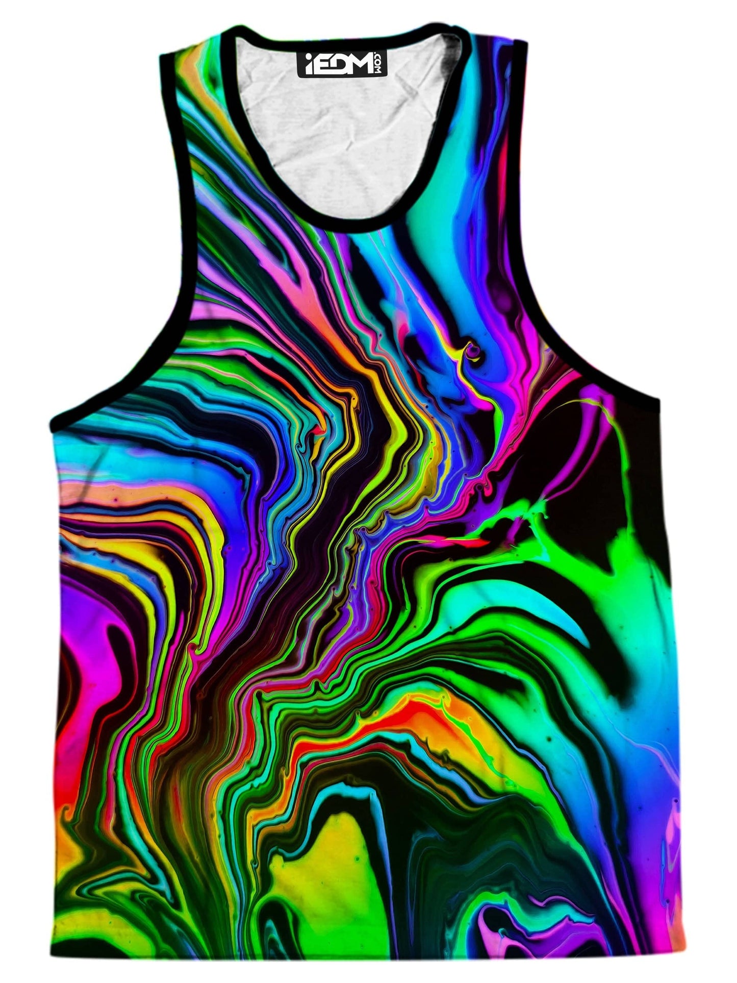 Rainbow Rift Men's Tank, Psychedelic Pourhouse, | iEDM