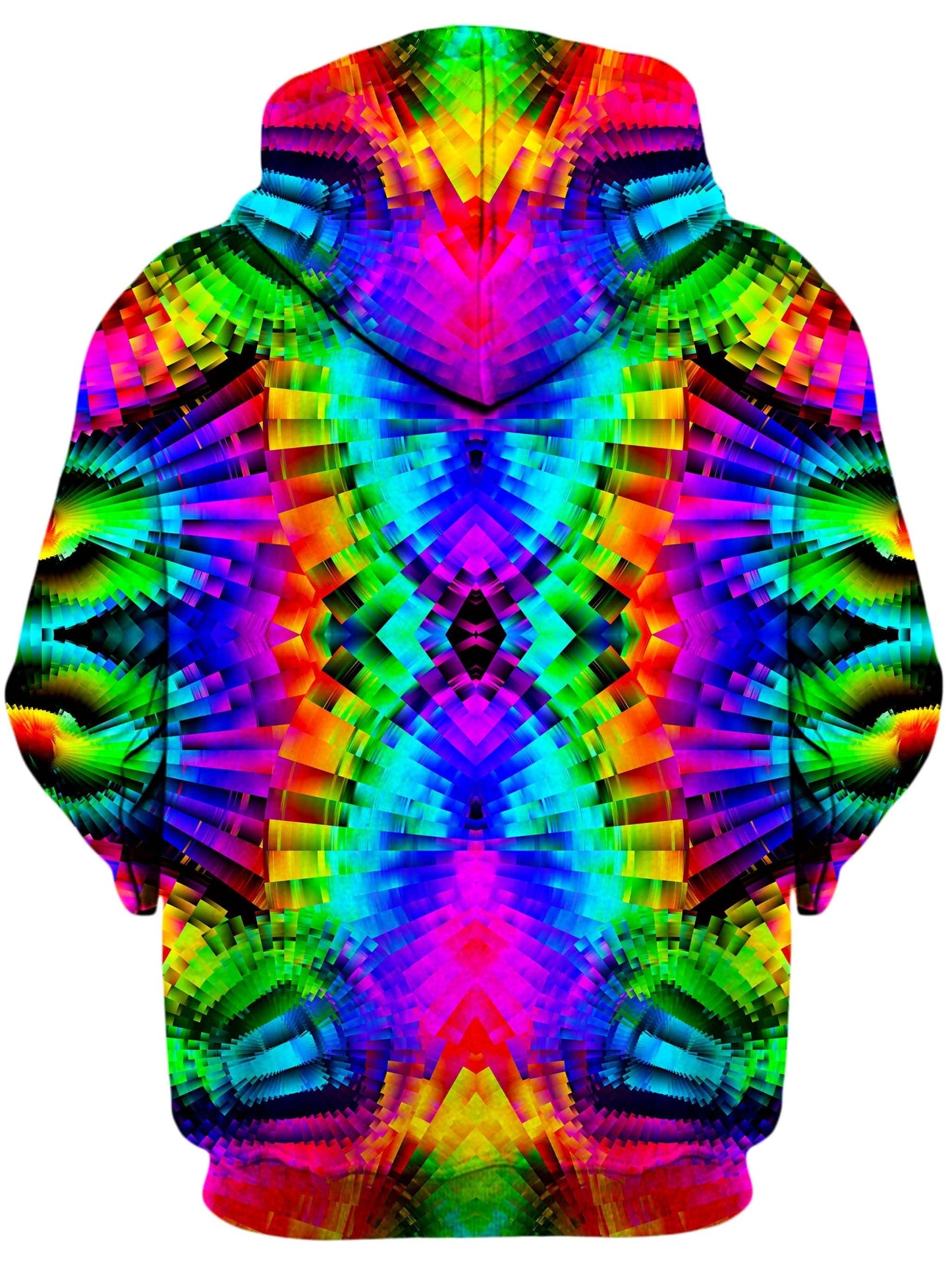 Reality Breakdown Unisex Zip-Up Hoodie, Psychedelic Pourhouse, | iEDM