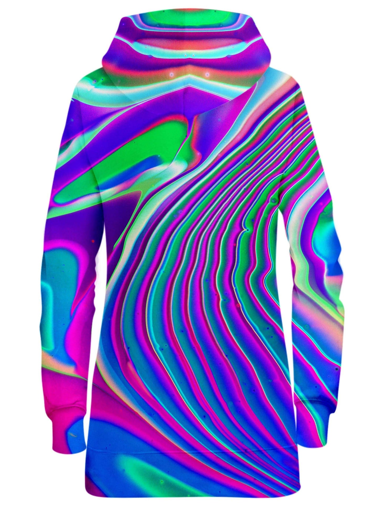 Tangerine Dream Hoodie Dress, Psychedelic Pourhouse, | iEDM