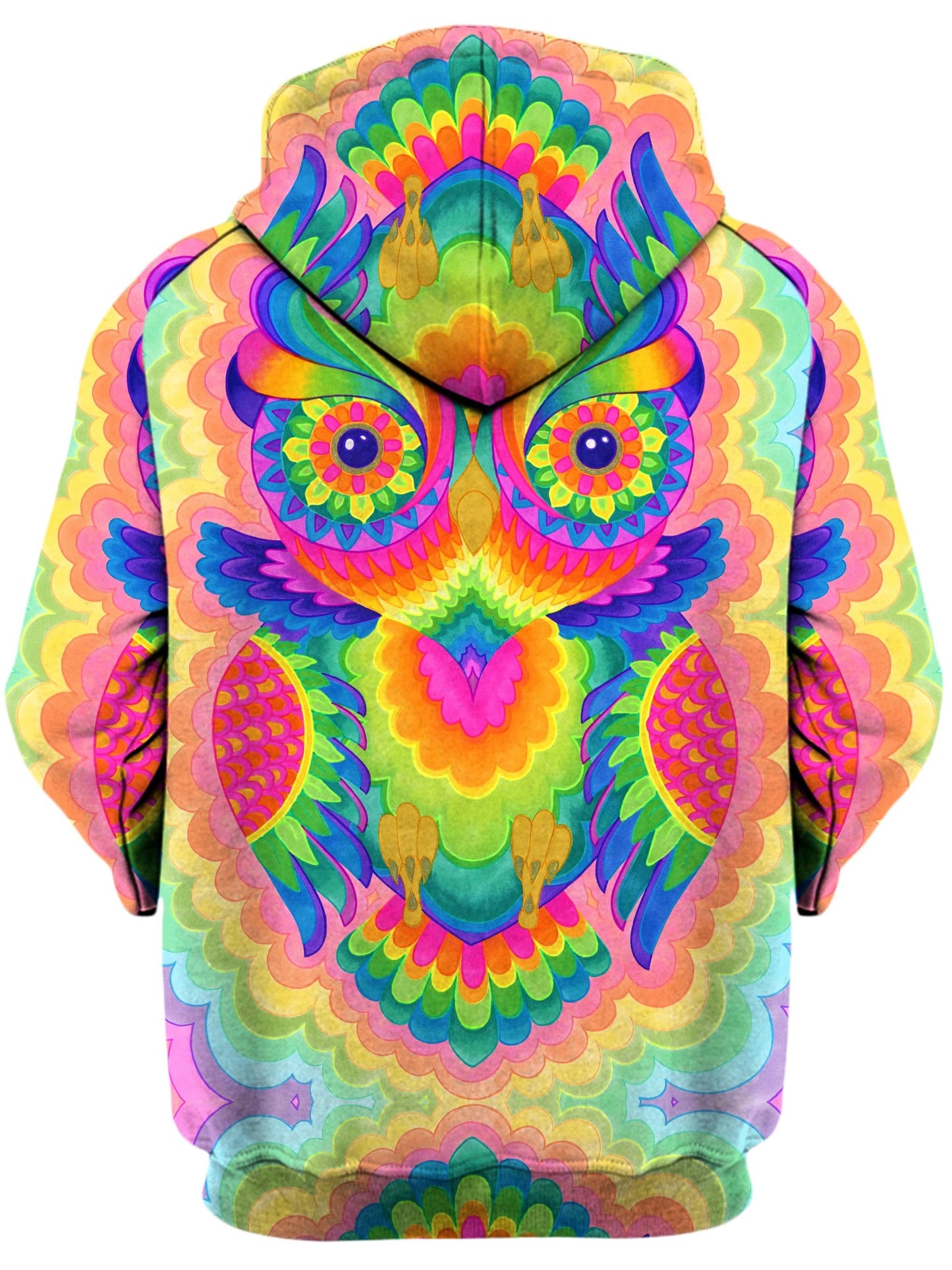 Cosmic Owl Unisex Zip-Up Hoodie, Rachel Rosenkoetter, | iEDM