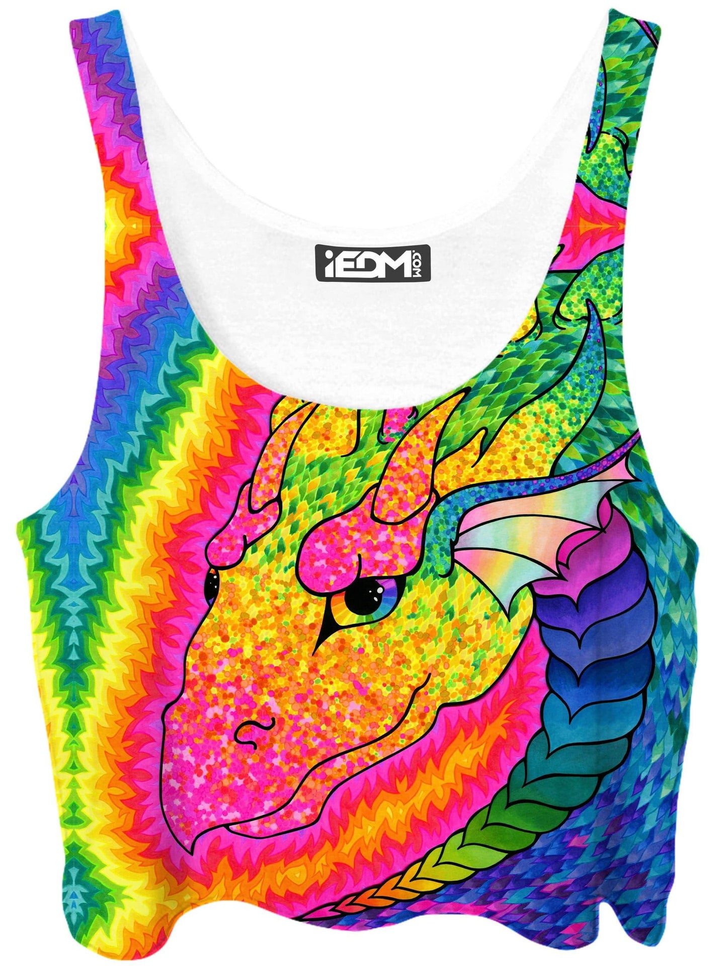 Rainbow Dragon Crop Top, Rachel Rosenkoetter, | iEDM