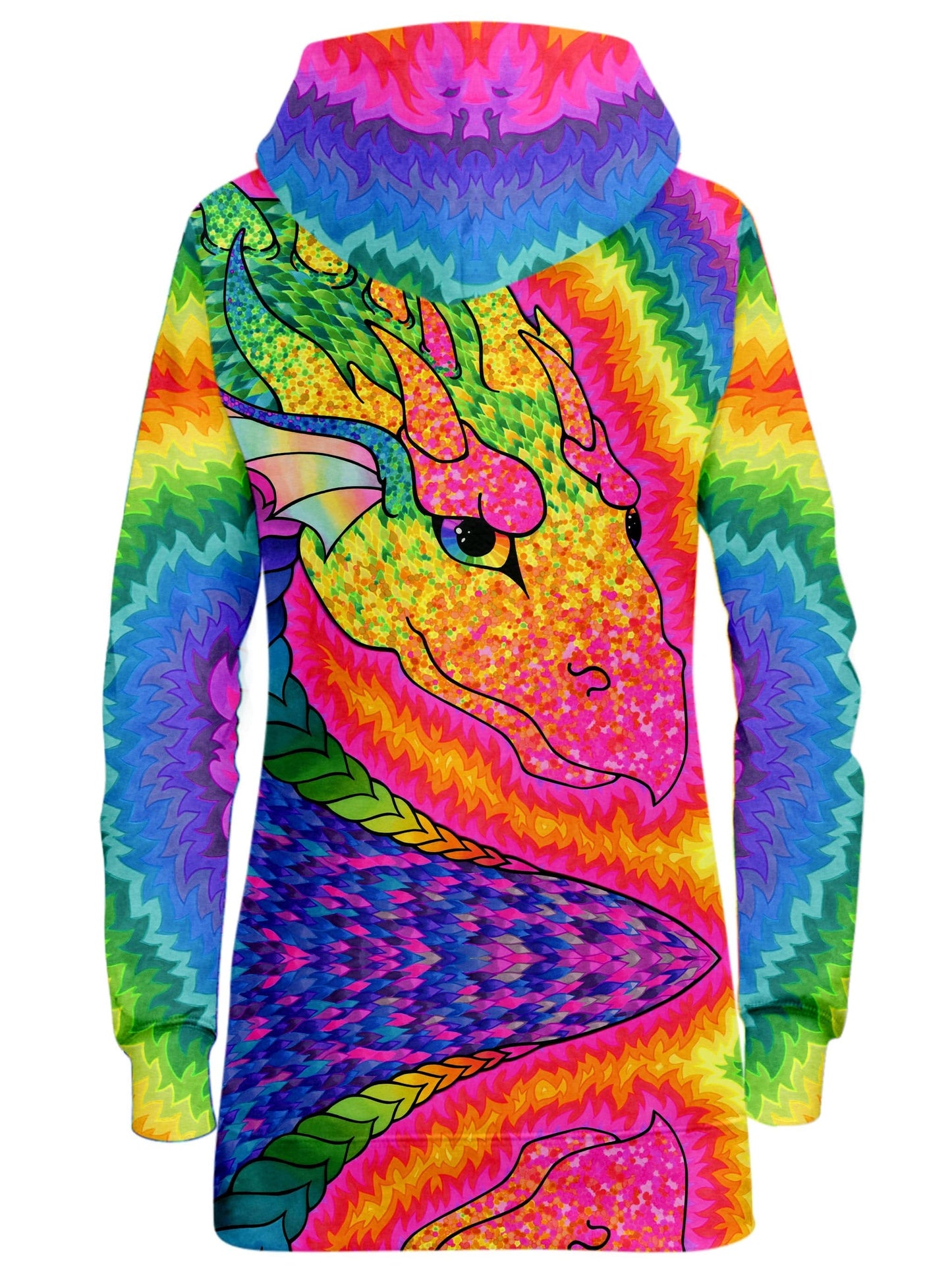 Rainbow Dragon Hoodie Dress, Rachel Rosenkoetter, | iEDM