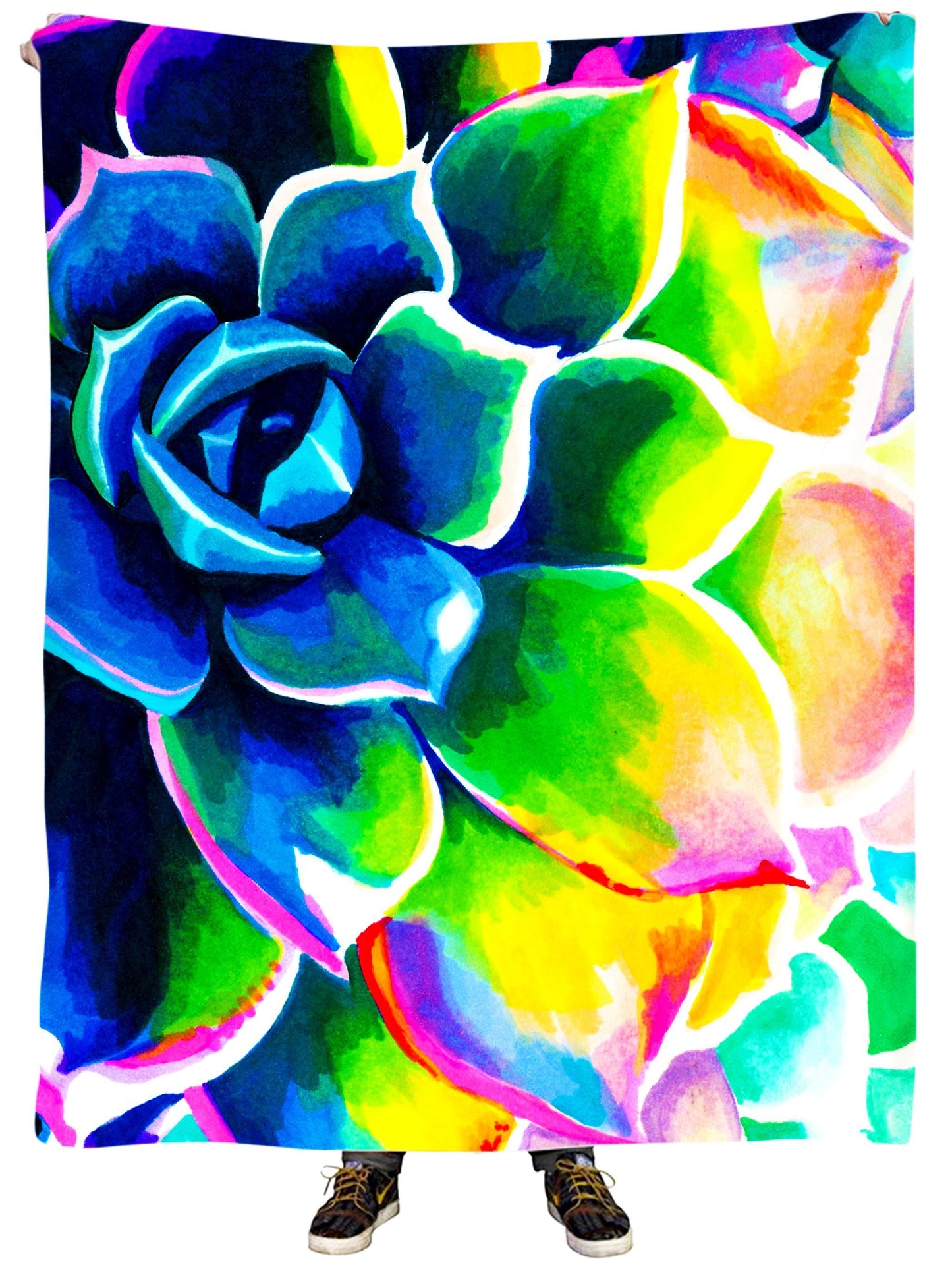 Supp Succulent Plush Blanket, Rachel Rosenkoetter, | iEDM