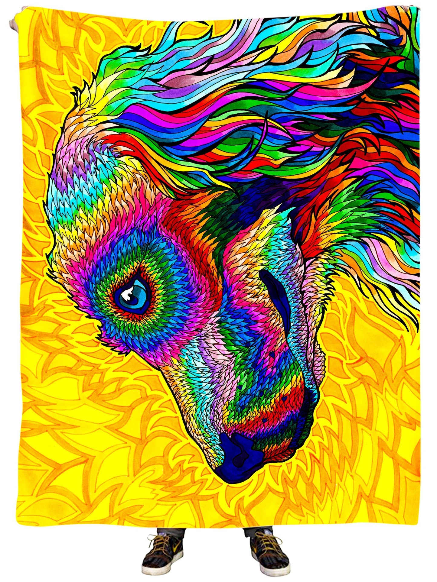 Wizardelic Plush Blanket, Rachel Rosenkoetter, | iEDM