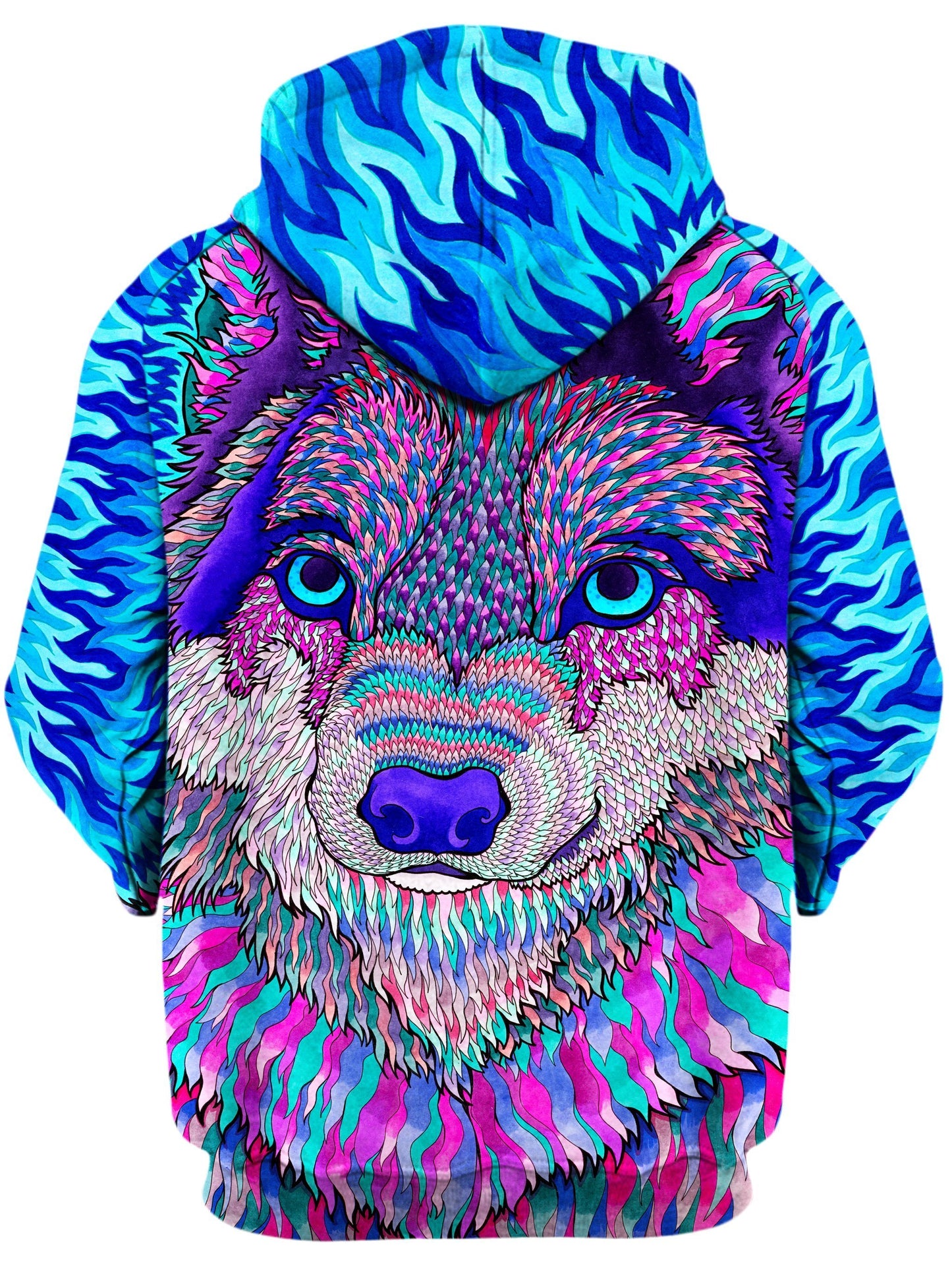 Rachel Rosenkoetter Wolfadelic III Unisex Zip-Up Hoodie - iEDM