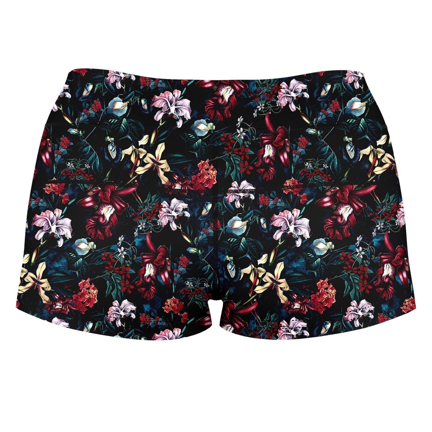 Dark Path High-Waisted Women's Shorts, Riza Peker, | iEDM