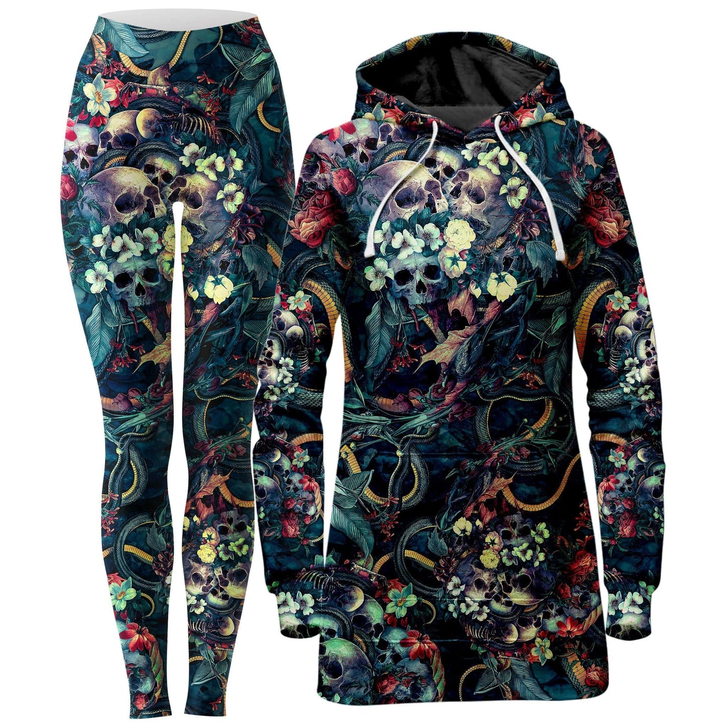 Endless Soul Hoodie Dress and Leggings Combo, Riza Peker, | iEDM