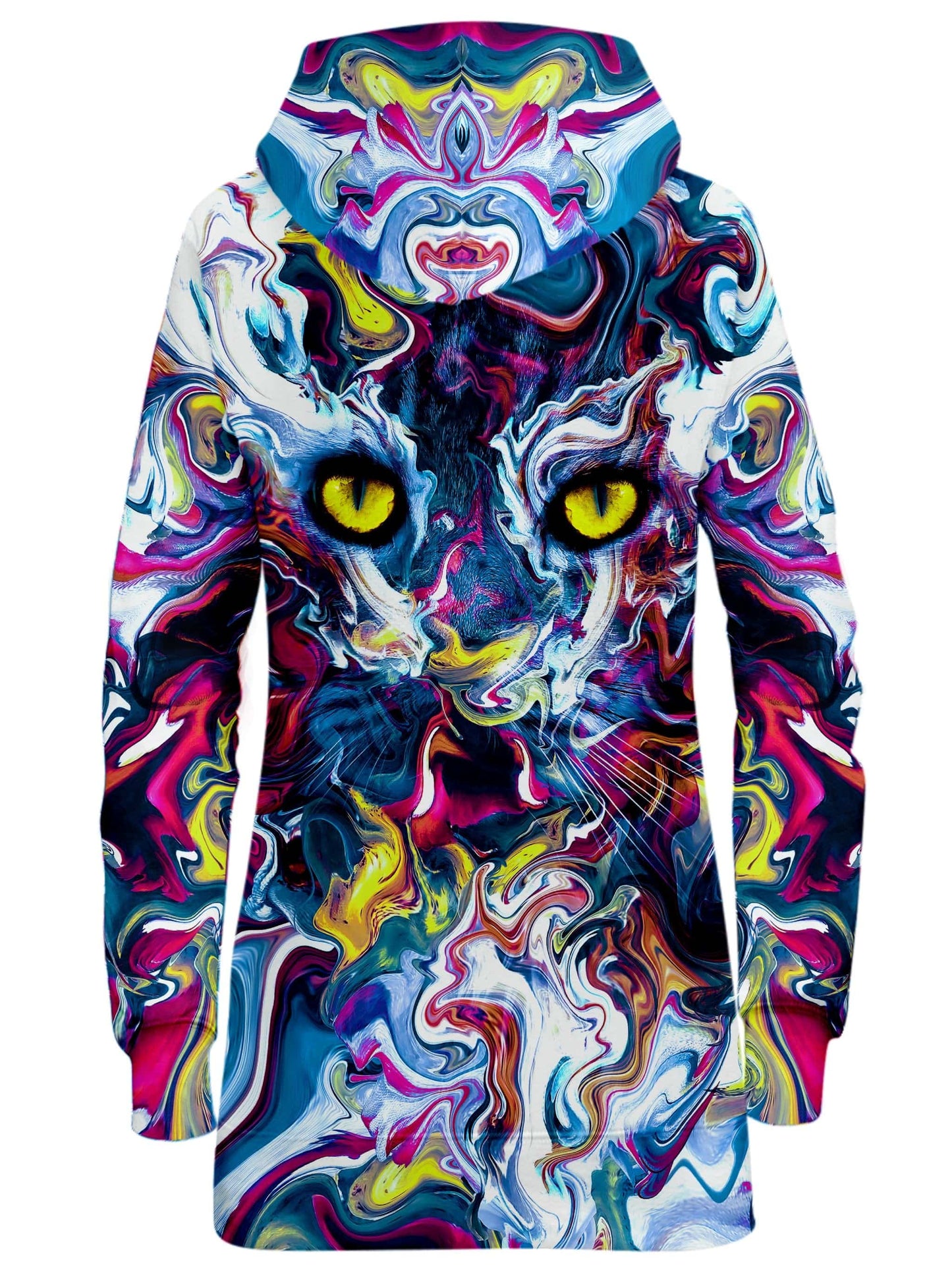 Feline Vision Hoodie Dress, Riza Peker, | iEDM
