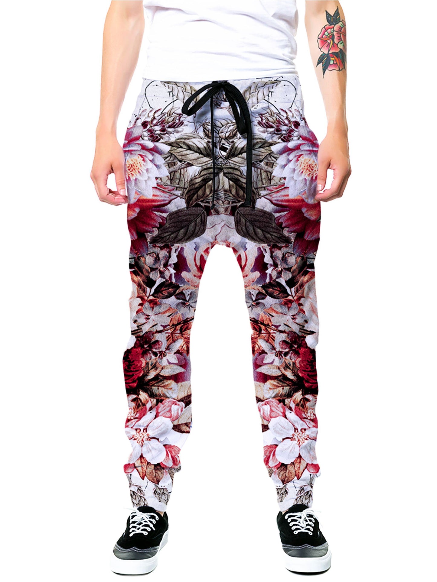 Riza Peker Floral Skull Joggers - iEDM