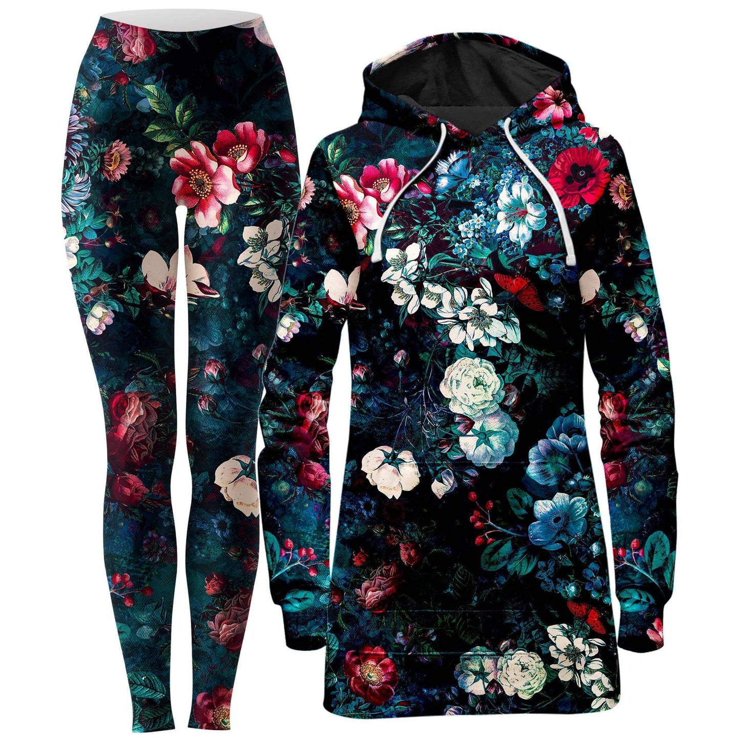 Neon Land Hoodie Dress and Leggings Combo, Riza Peker, | iEDM