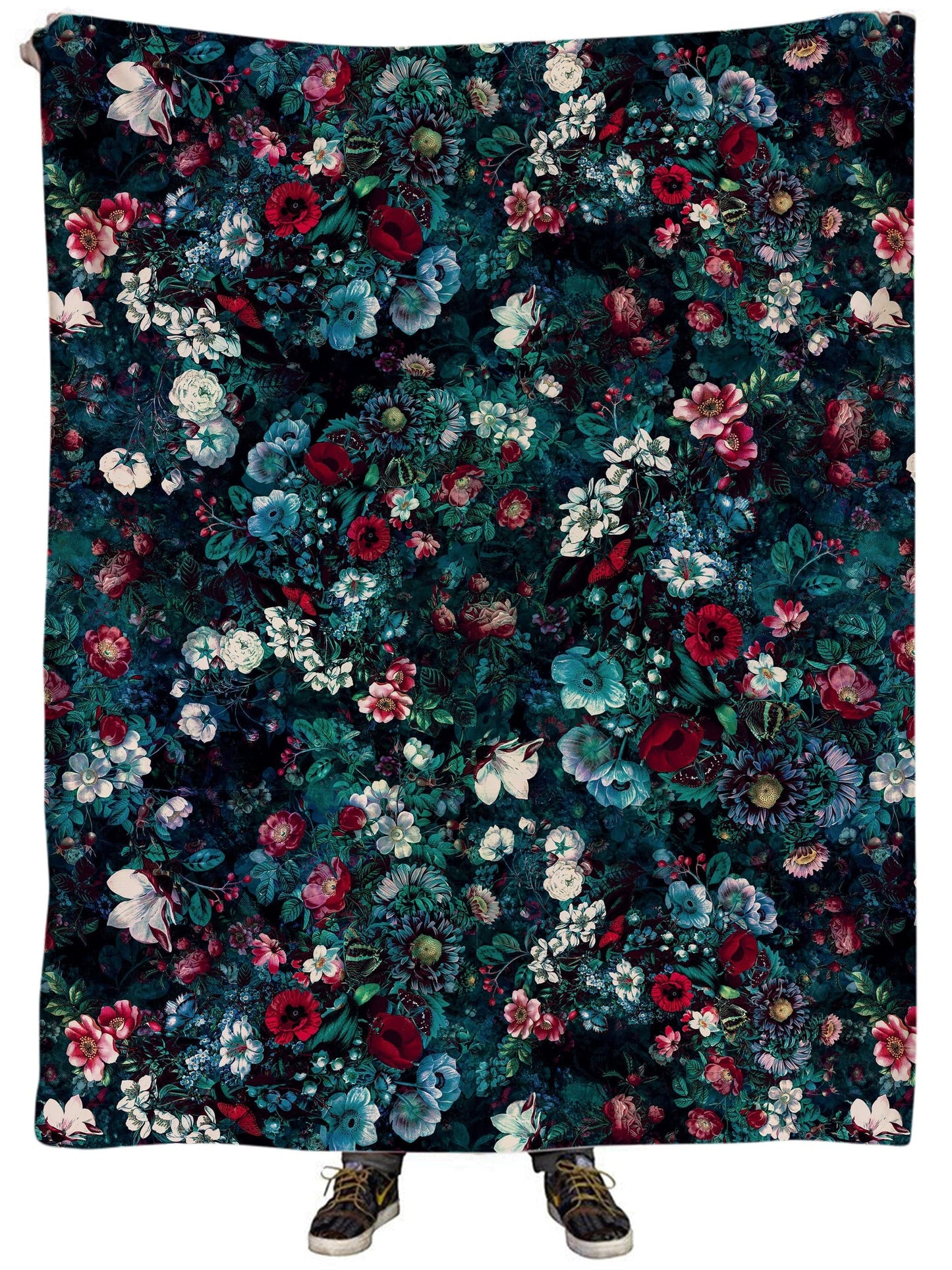 Neon Land Plush Blanket, Riza Peker, | iEDM