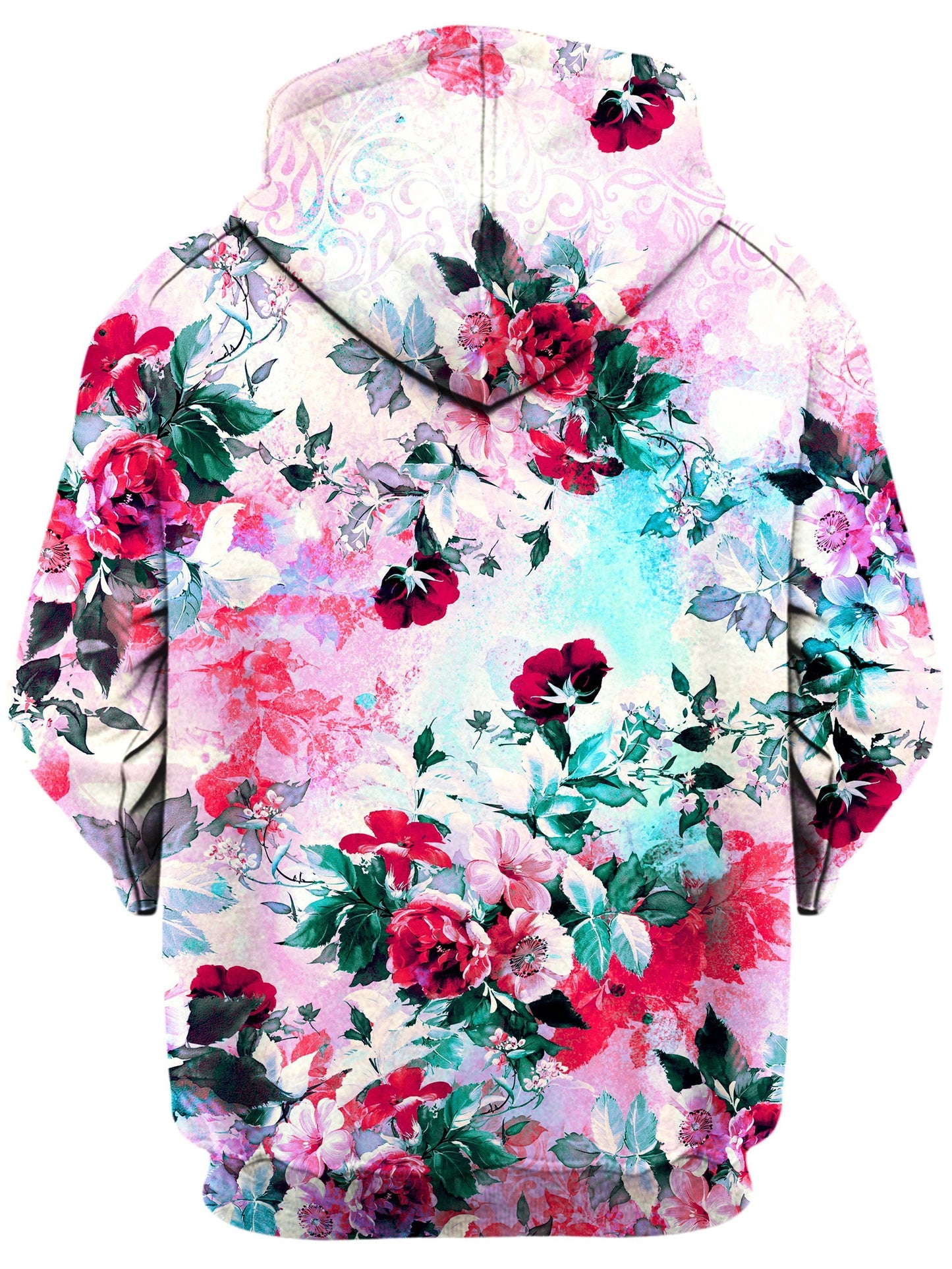 Pink Floral Unisex Hoodie, Riza Peker, | iEDM