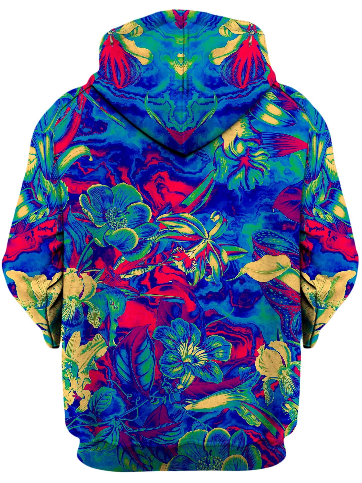 Poisonous Flowers Unisex Zip-Up Hoodie, Riza Peker, | iEDM