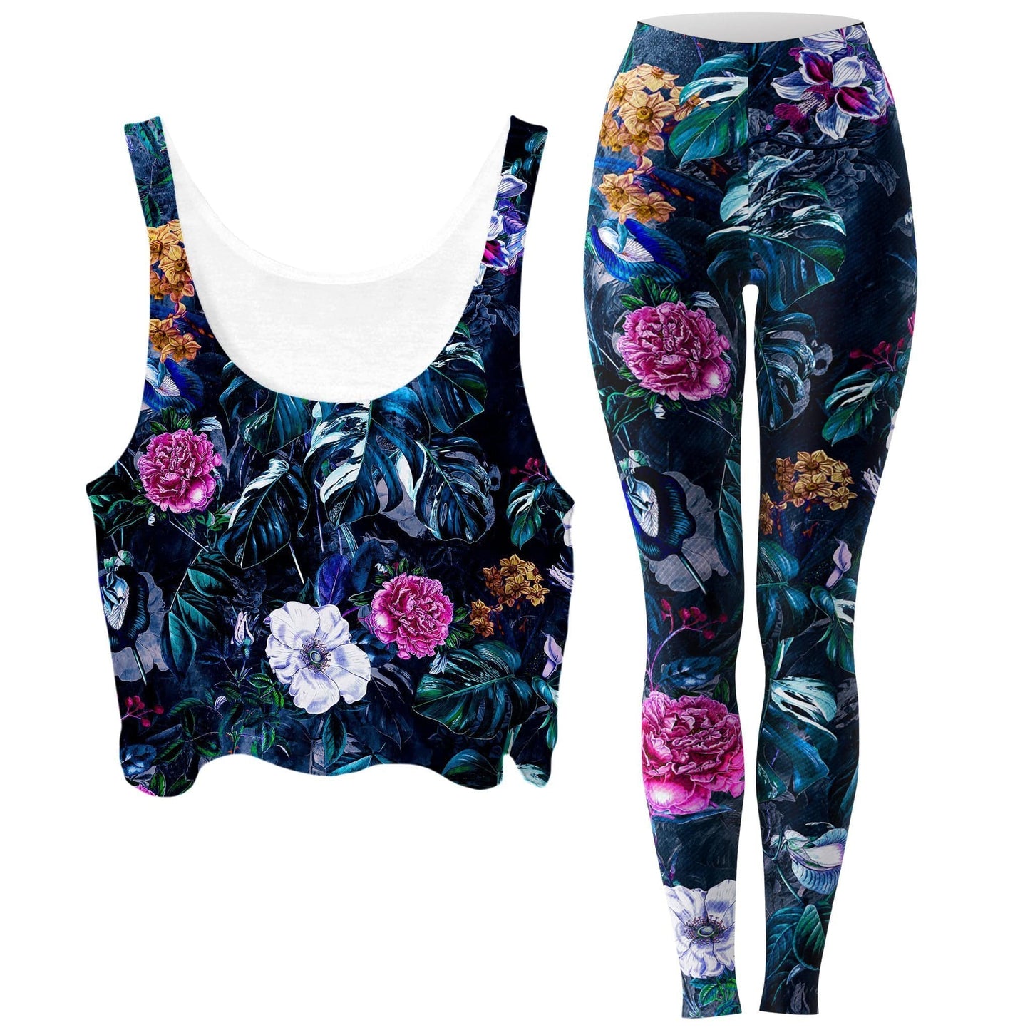 South Beach Crop Top and Leggings Combo, Riza Peker, | iEDM
