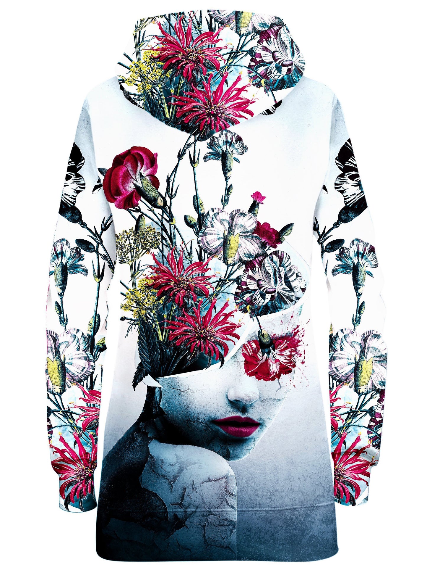 Riza Peker Spirit of Flowers Hoodie Dress - iEDM