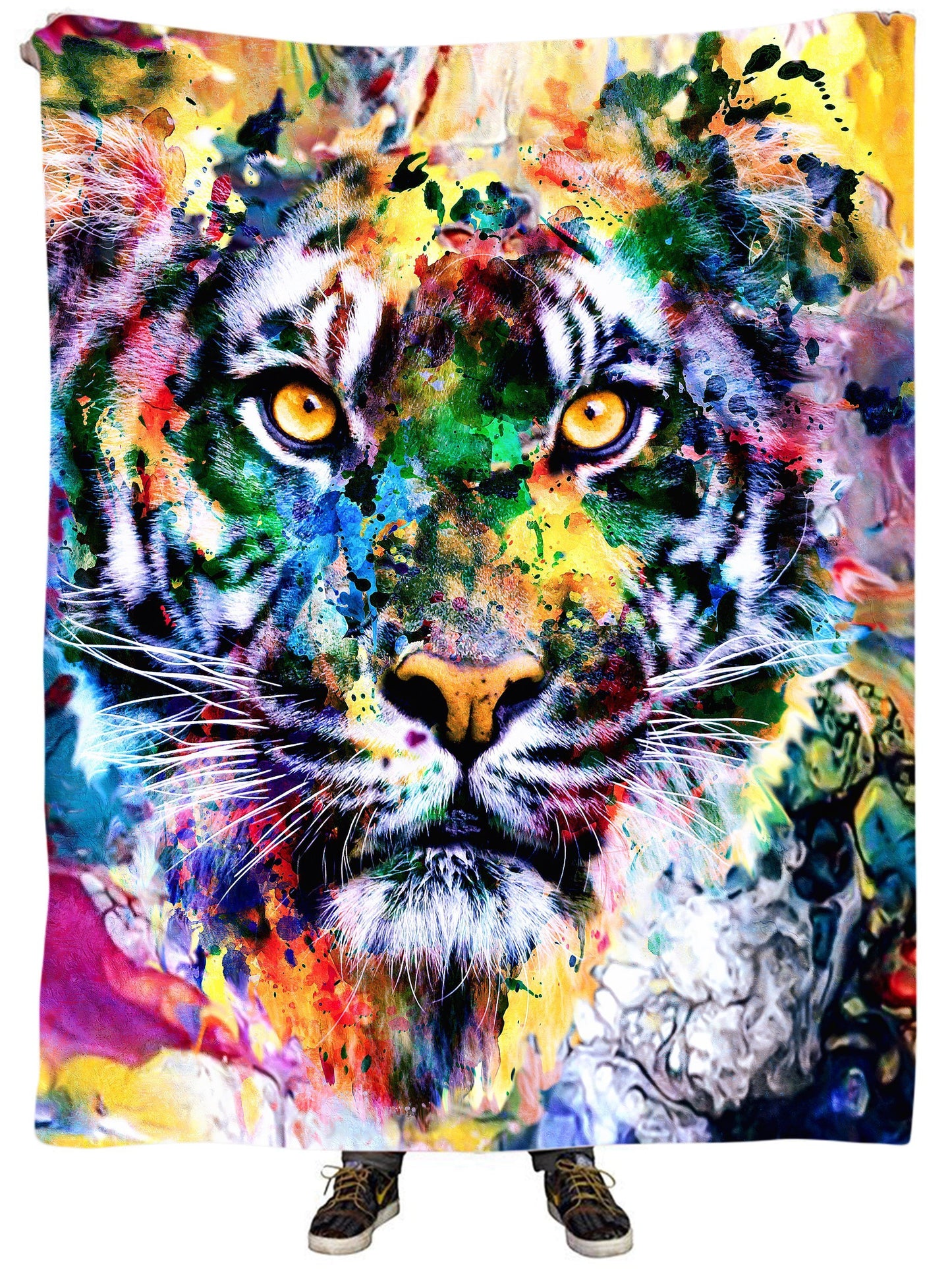 Tiger Plush Blanket, Riza Peker, | iEDM