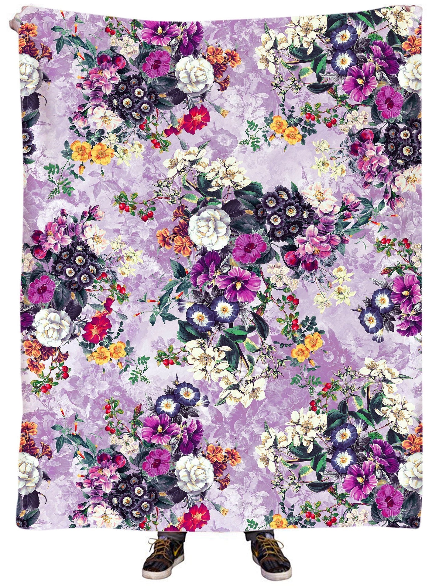 Violets Plush Blanket, Riza Peker, | iEDM