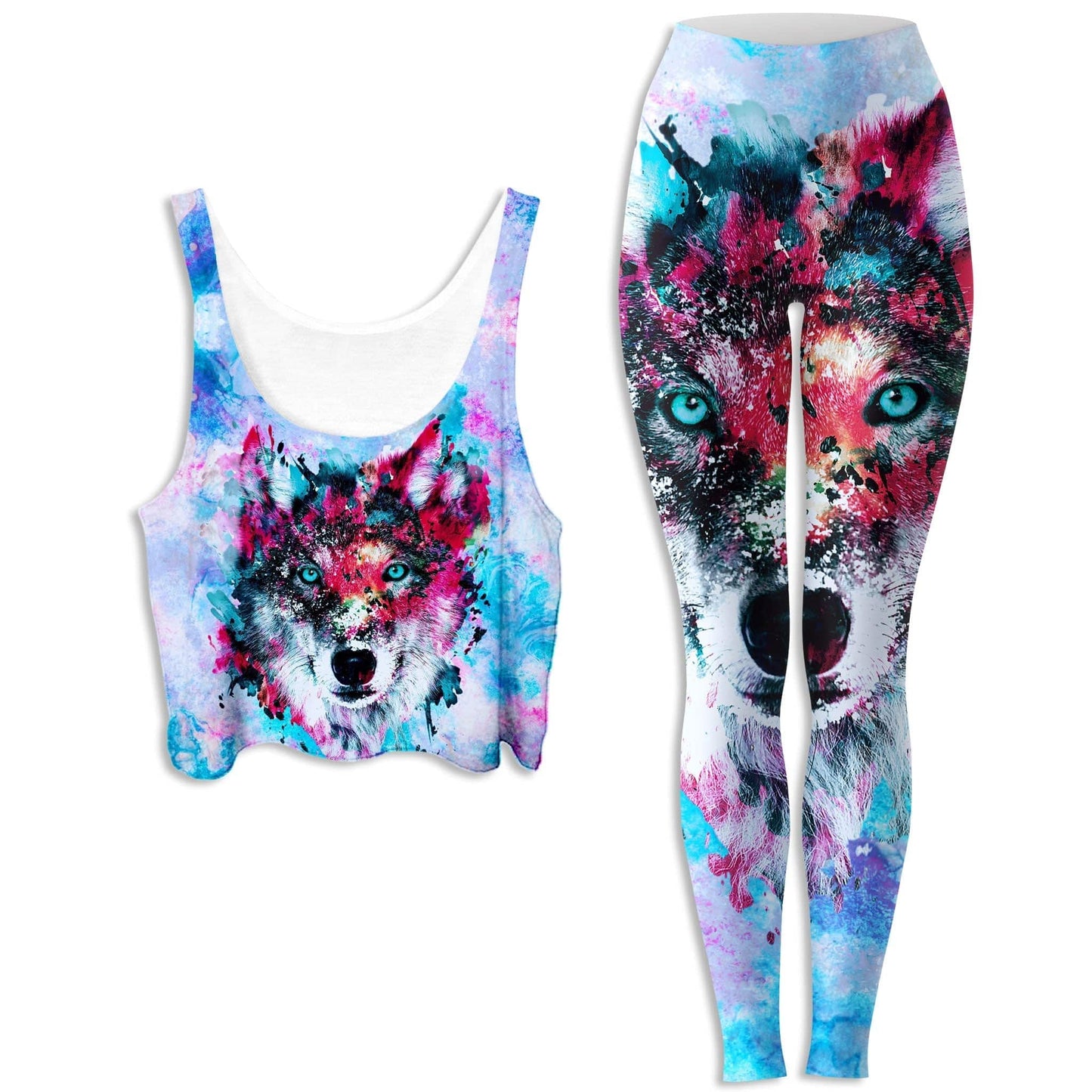 Wolf Crop Top and Leggings Combo, Riza Peker, | iEDM