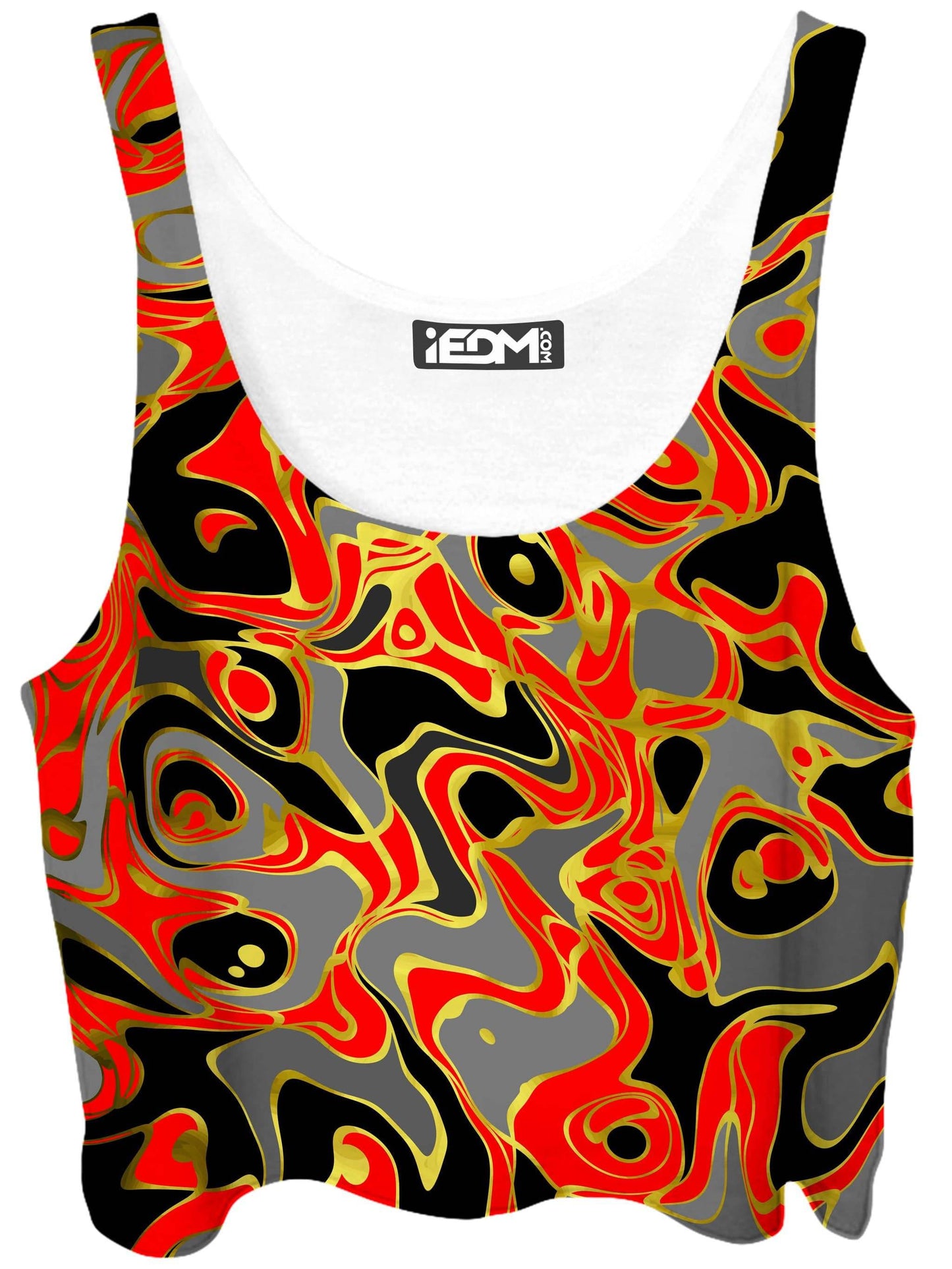 Abstract Journey Crop Top, Sartoris Art, | iEDM