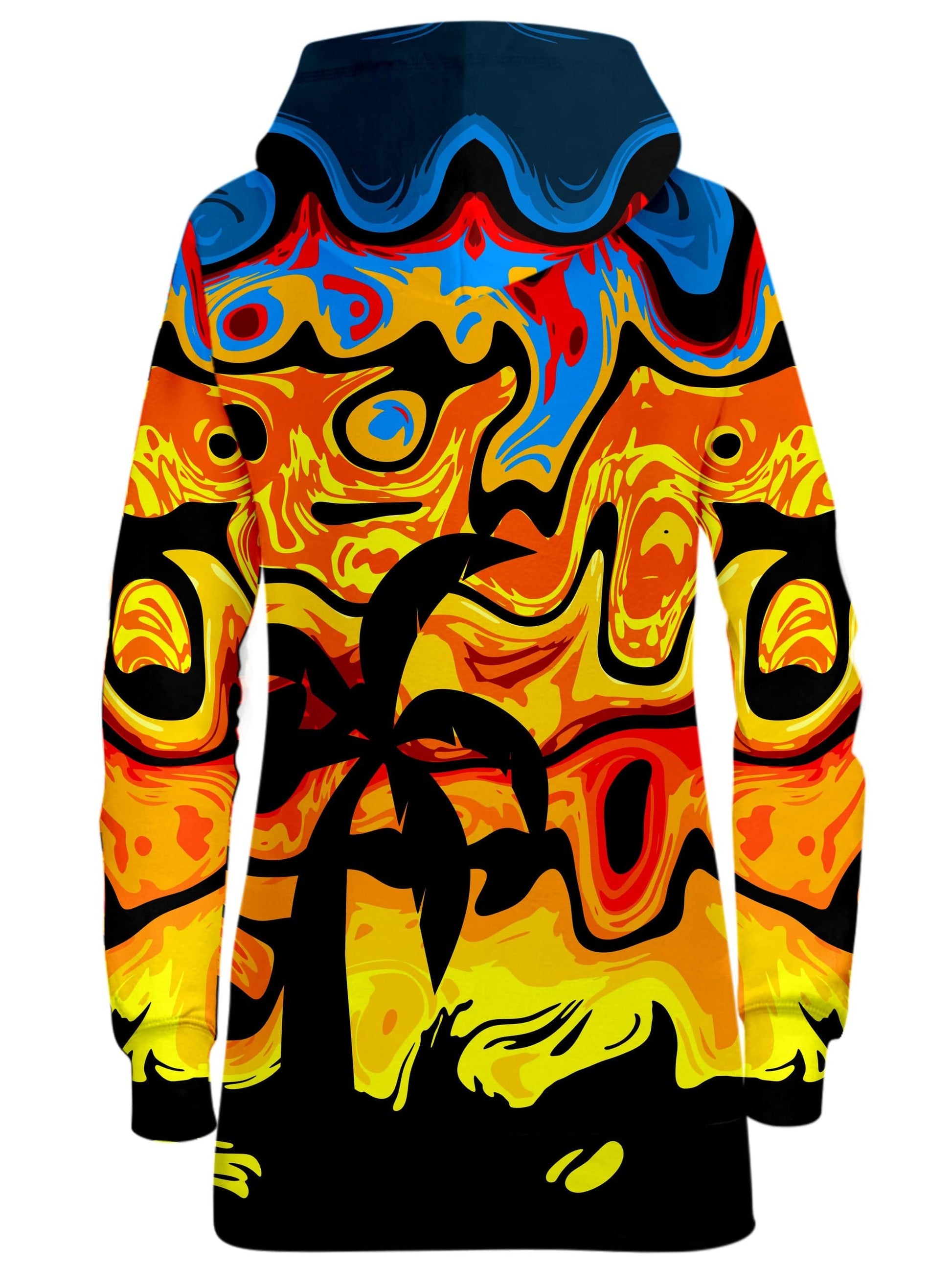 Abstract Summer Sunset Hoodie Dress, Sartoris Art, | iEDM