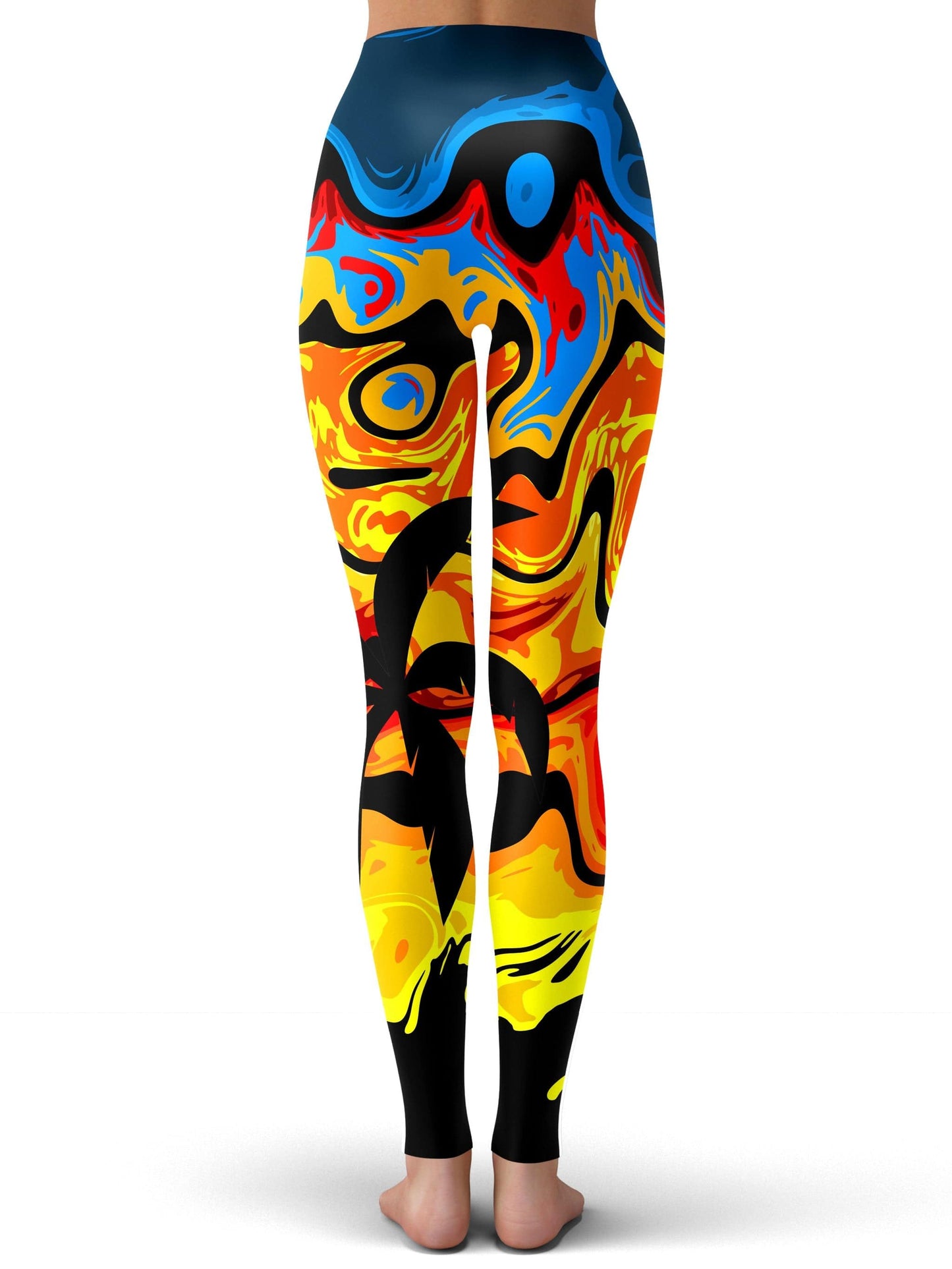Abstract Summer Sunset Leggings, Sartoris Art, | iEDM