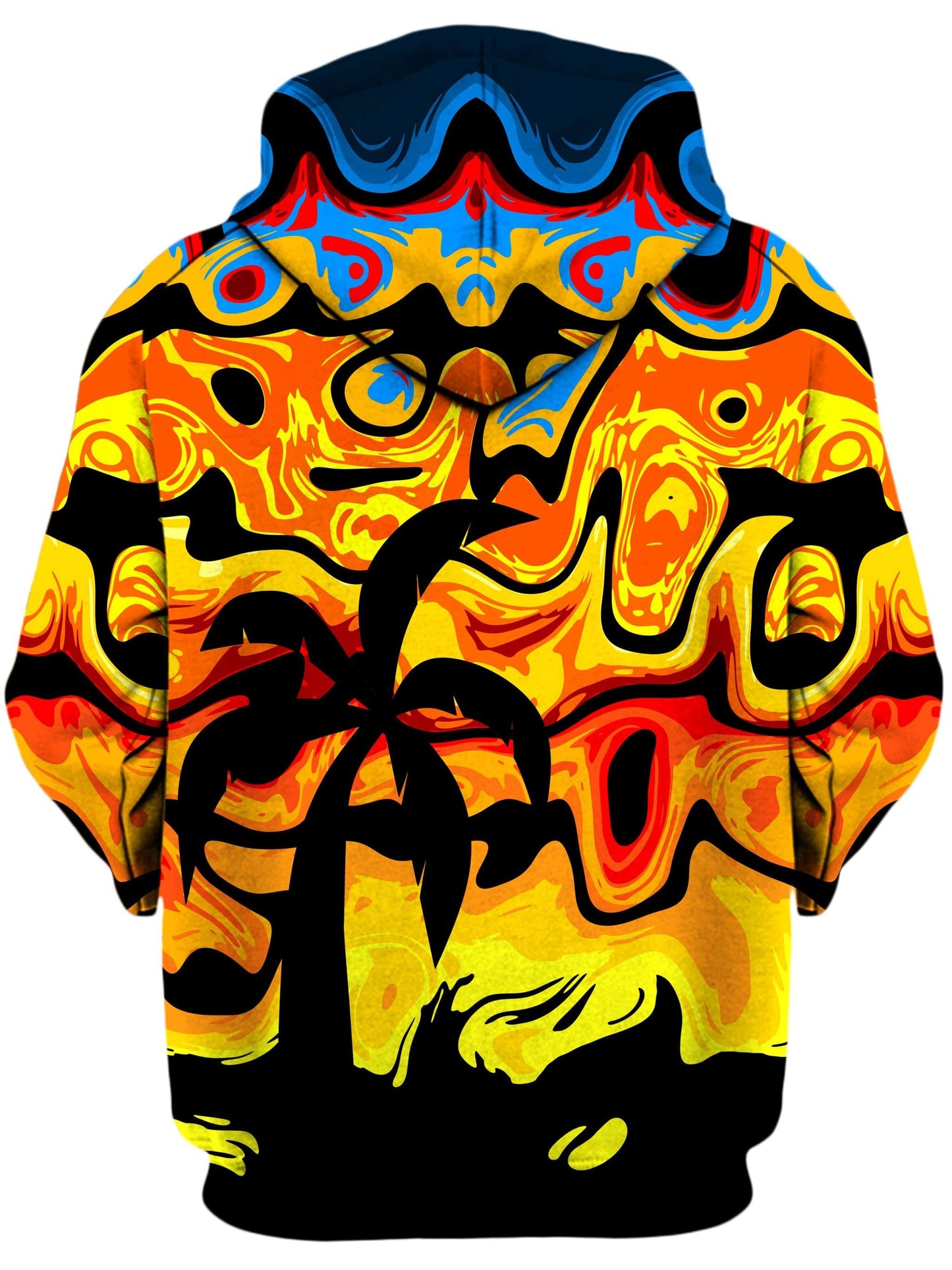 Abstract Summer Sunset Unisex Zip-Up Hoodie, Sartoris Art, | iEDM